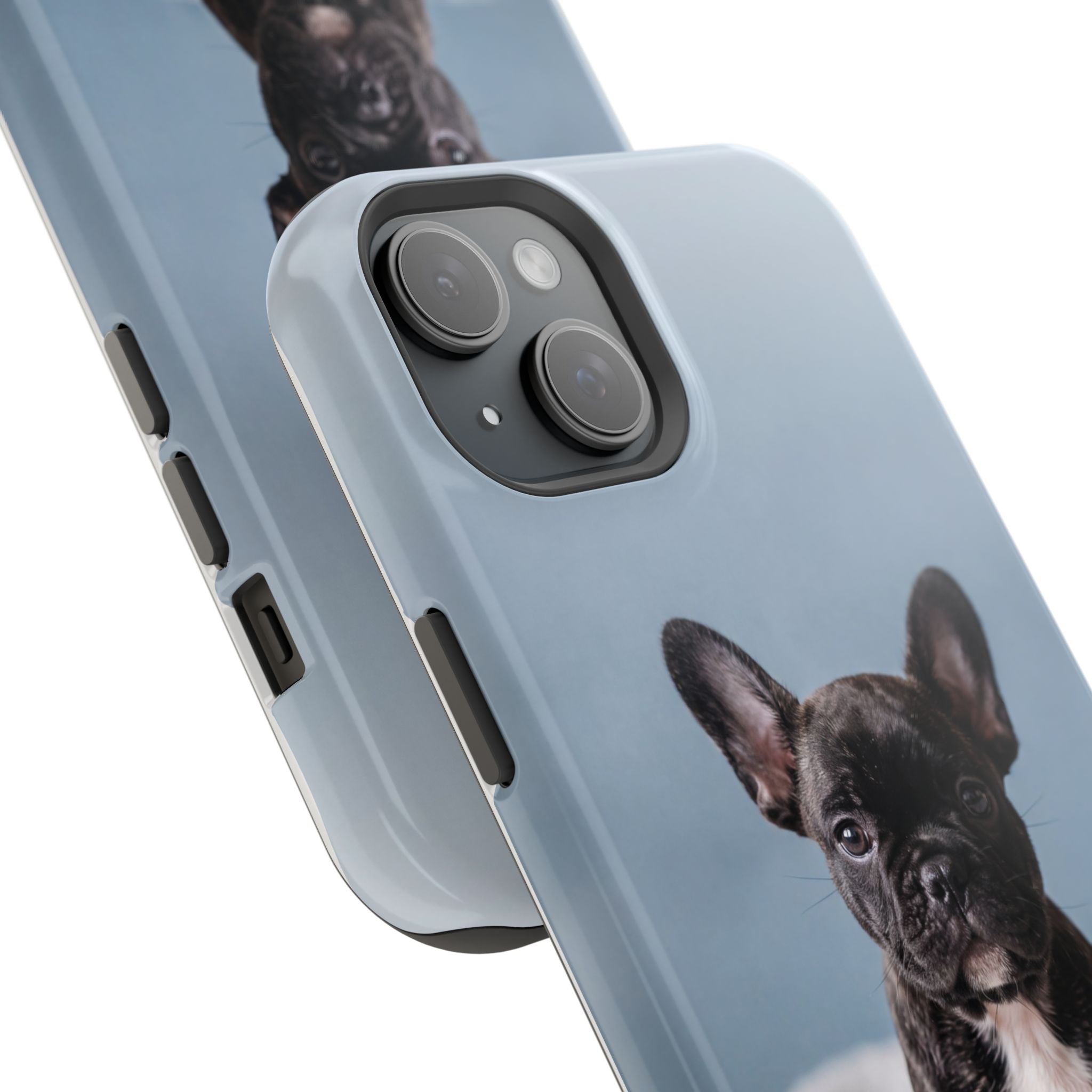 French Bulldog Puppy Phone Case — Impact-Resistant Wireless Charging Cover
