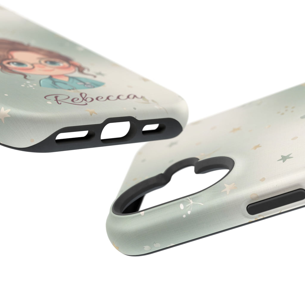 Personalized Starry Nurse Phone Case — Wireless Charging Cover