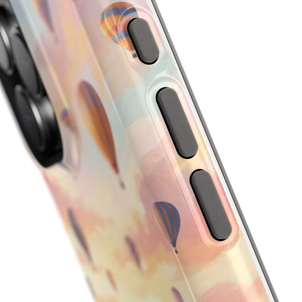 Personalized Golden Retriever Hot Air Balloon Phone Case — Wireless Charging Cover