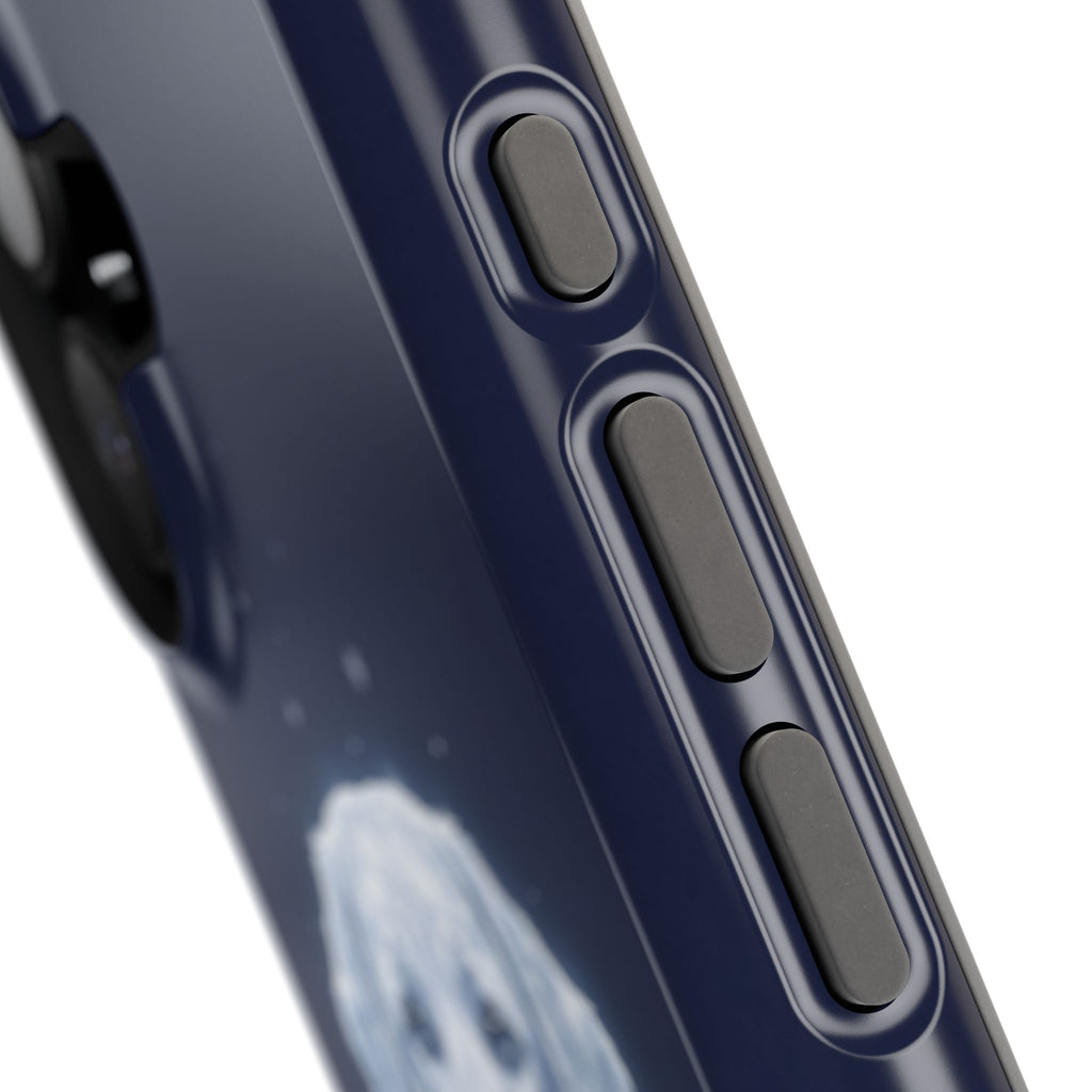 Personalized Winter Snowflake Labrador Phone Case — Tough Magnetic Case with Wireless Charging