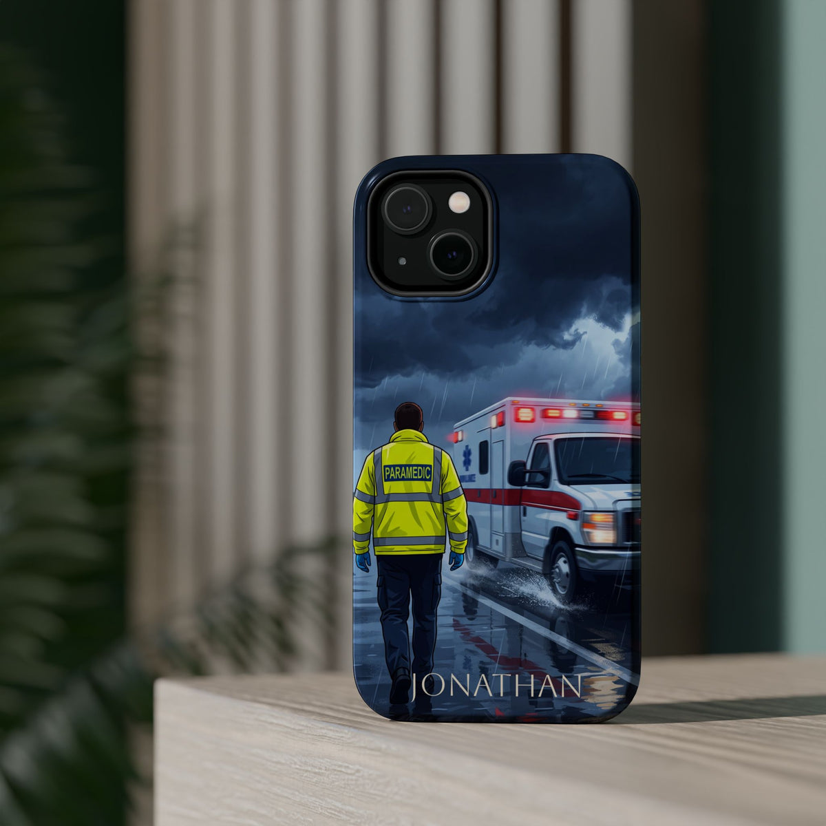 Personalized EMS Storm Phone Case — Wireless Charging Cover