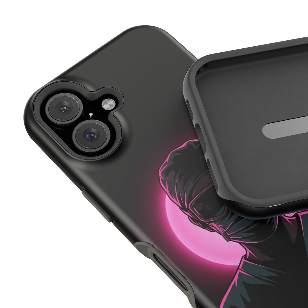 Nurse Portrait Phone Case — Navy Wireless Charging Cover