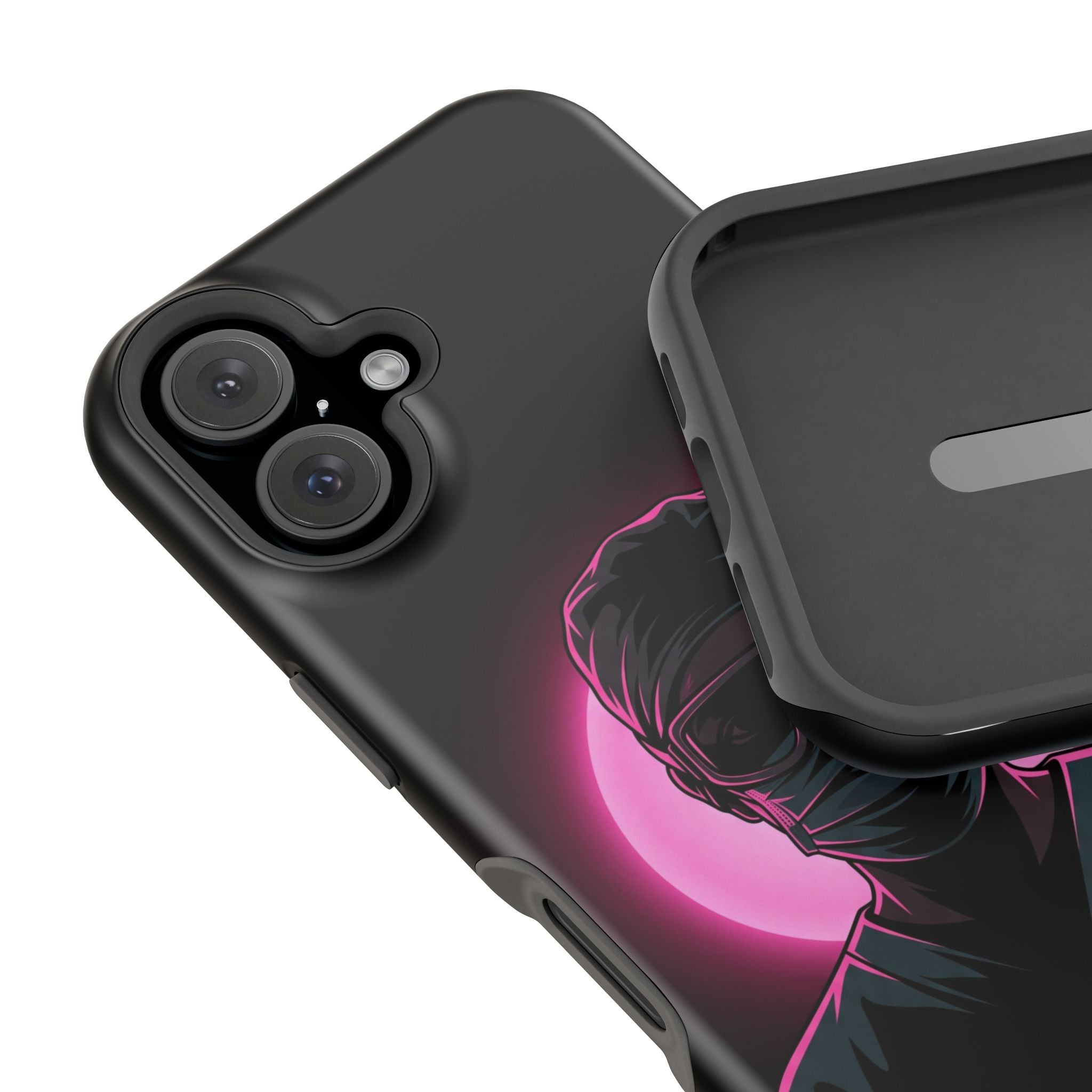 Nurse Portrait Phone Case — Navy Wireless Charging Cover