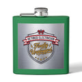 Flask — "Retired Electrician: Finally Unplugged" 6oz Stainless Steel Hip Flask