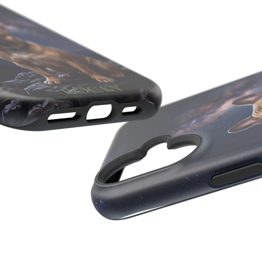 Personalized French Bulldog Starry Night Sky Phone Case — Wireless Charging Cover