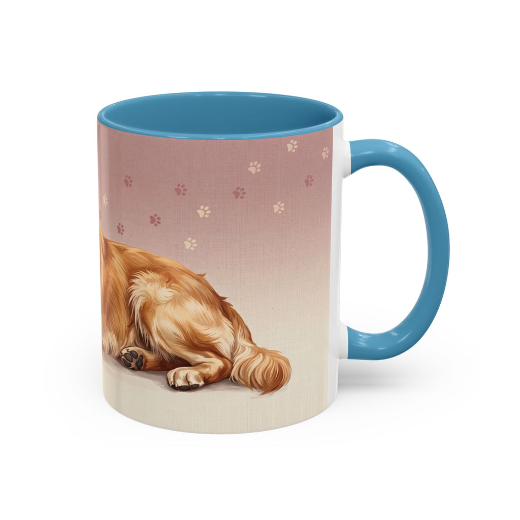 Golden Retriever Lying Down Mug | Golden Retriever Lover Gift | Cute Dog Coffee Mug