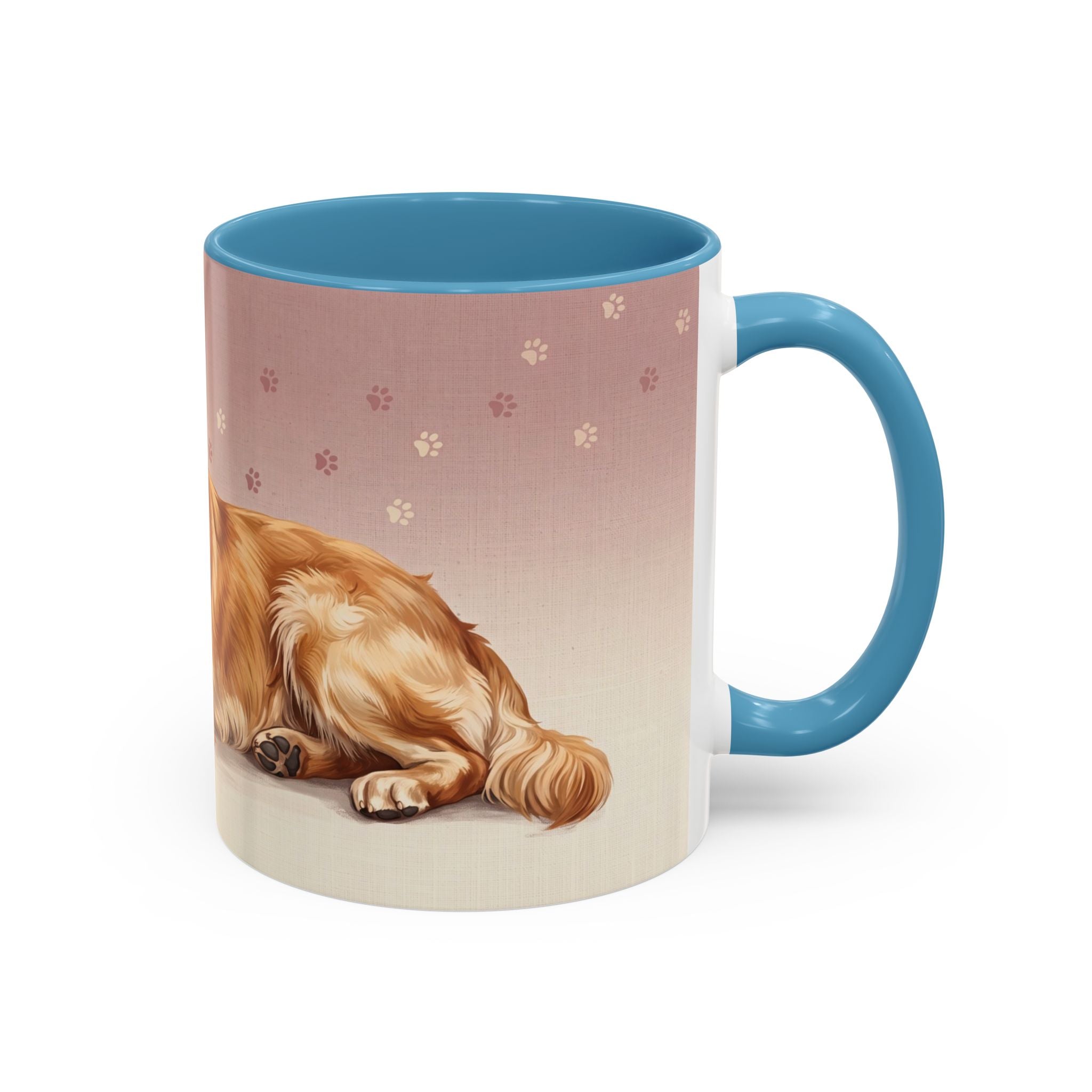 Golden Retriever Lying Down Mug | Golden Retriever Lover Gift | Cute Dog Coffee Mug