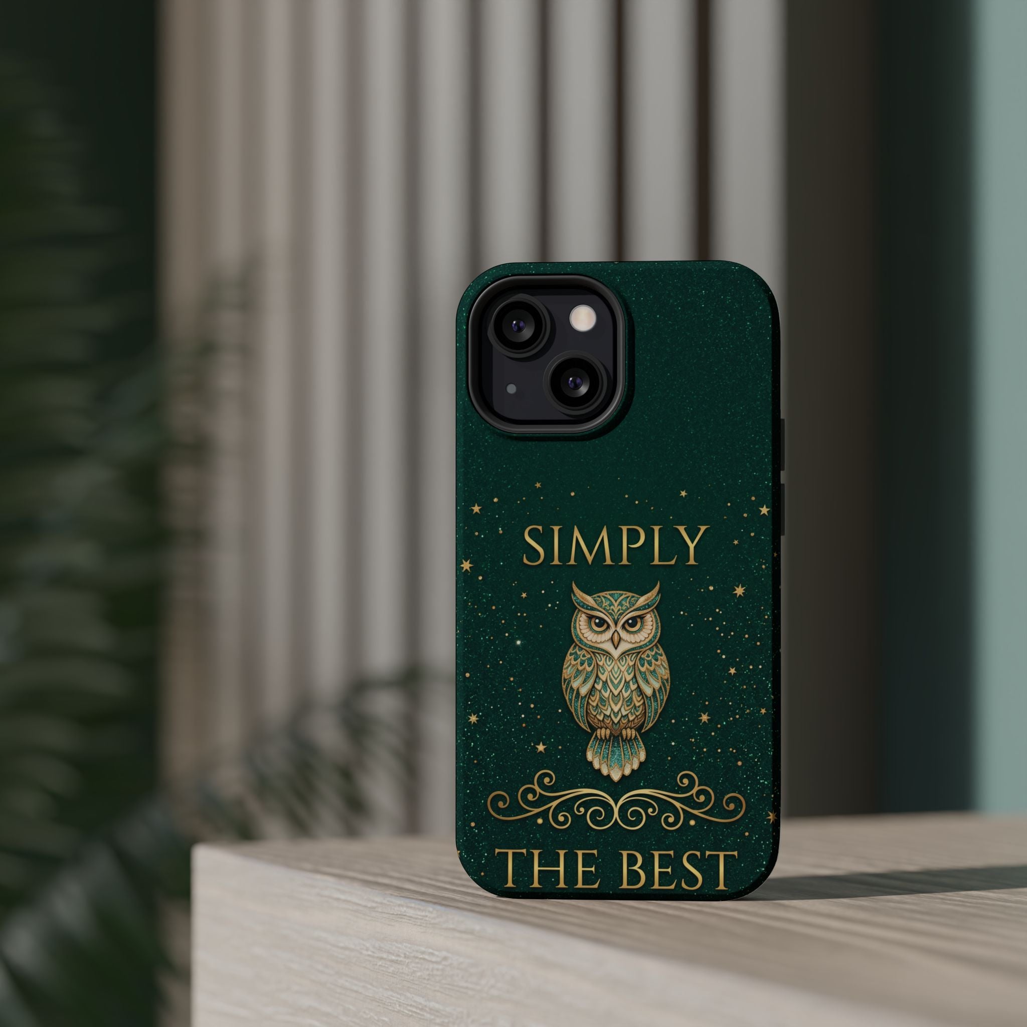 Simply The Best Wise Owl Phone Case — Wireless Charging Cover