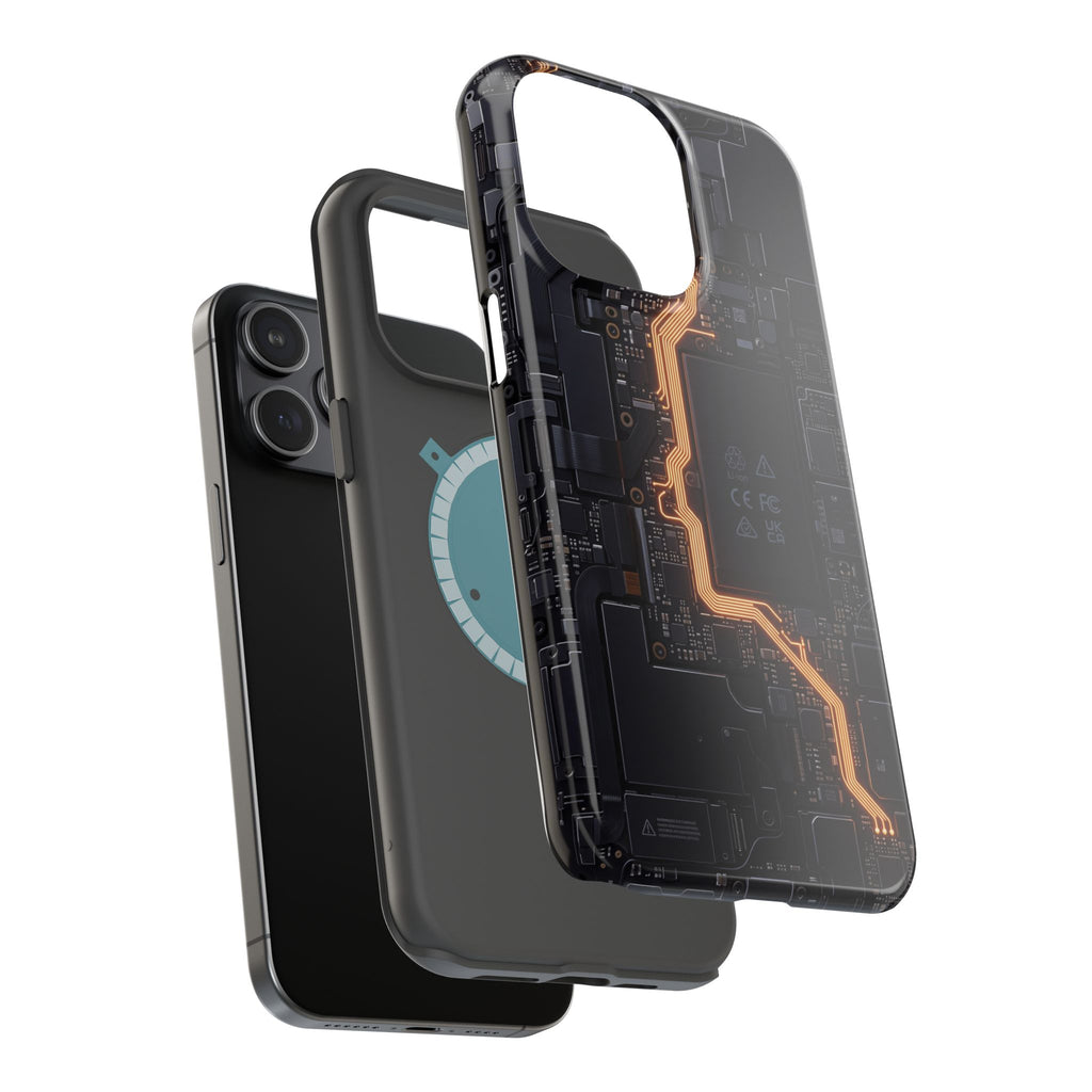 Electrician Circuit Bolt Phone Case — Impact-Resistant Wireless Charging Cover