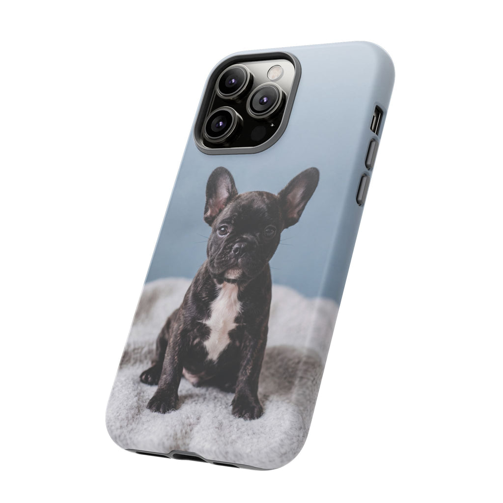 French Bulldog Puppy Phone Case | Adorable Brindle Frenchie Portrait | Samsung & iPhone
