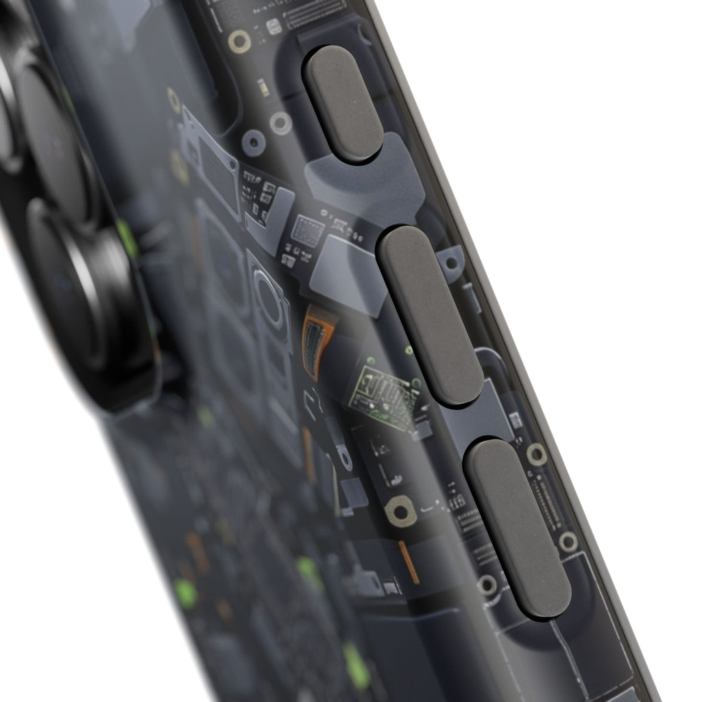 Circuit Core Phone Case — Motherboard Print Wireless Charging Cover