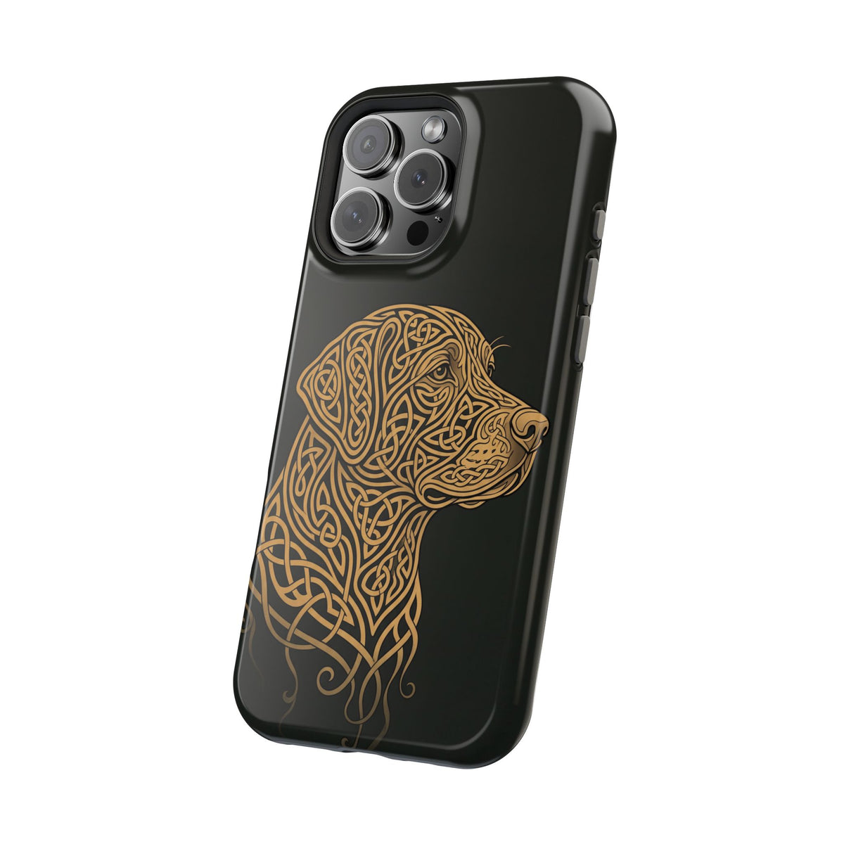Celtic Knotwork Labrador Phone Case — Tough Magnetic Case with Wireless Charging