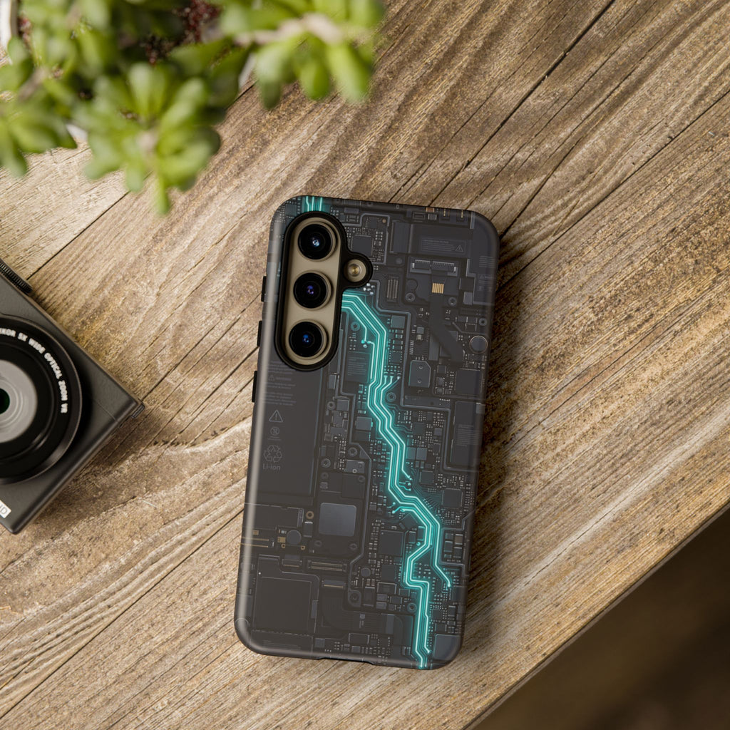 Electrician Cyan Circuit Phone Case - Samsung & iPhone Series