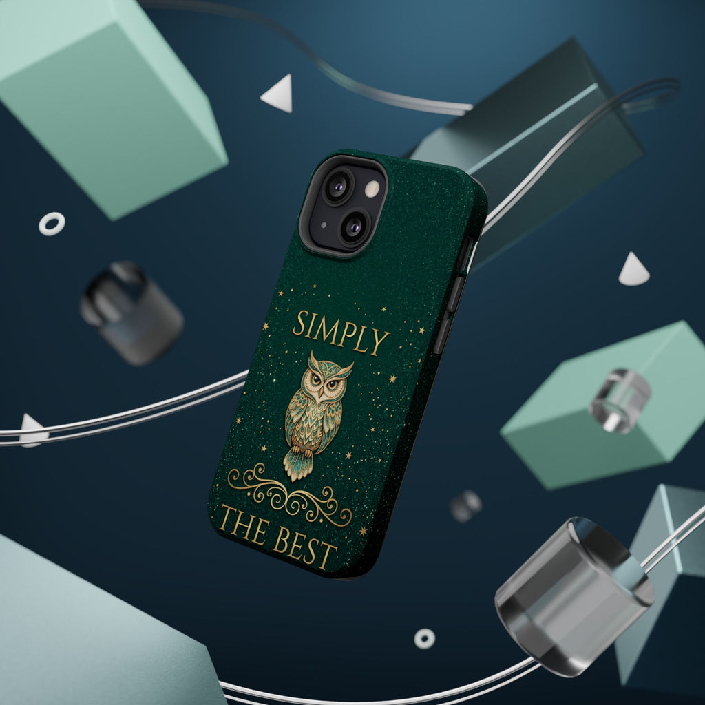 Simply The Best Wise Owl Phone Case — Wireless Charging Cover