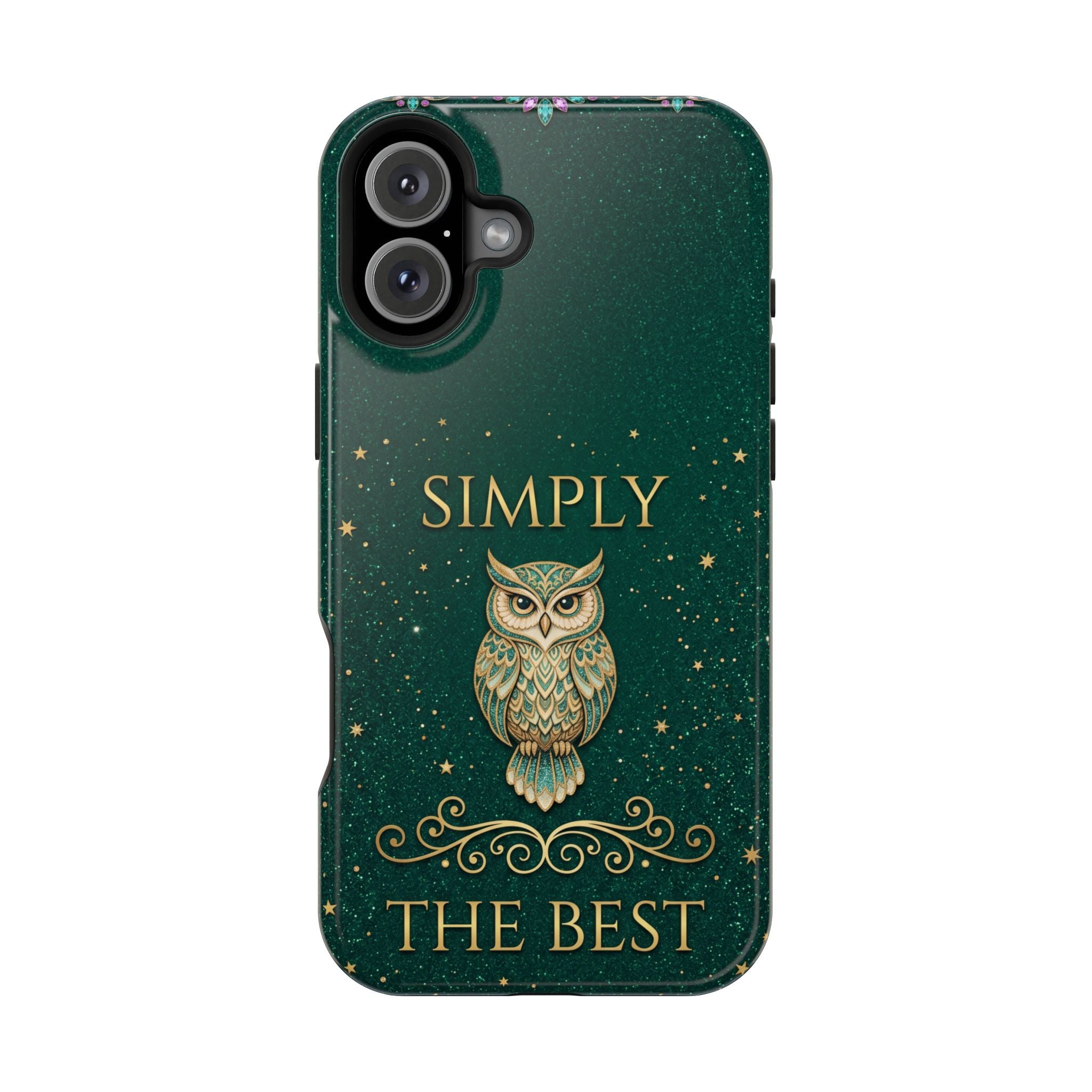 Simply The Best Wise Owl Phone Case — Wireless Charging Cover