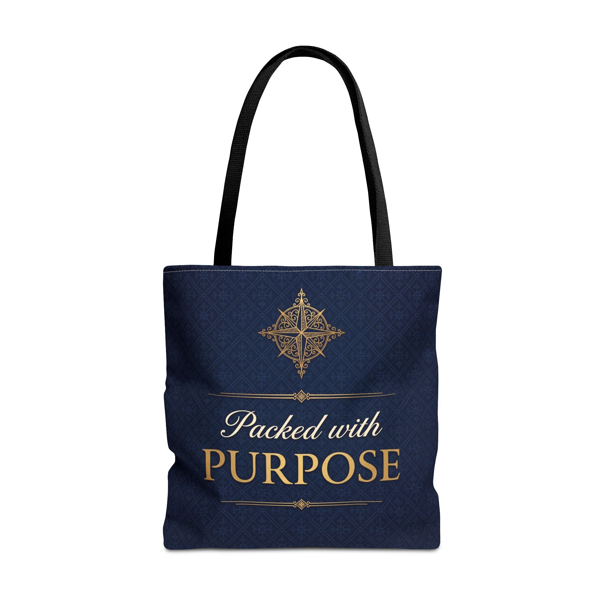 Packed with Purpose Tote | Inspirational Nurse Gift Tote Bag | Healthcare Worker Appreciation Gift | Premium Polyester Carry-All