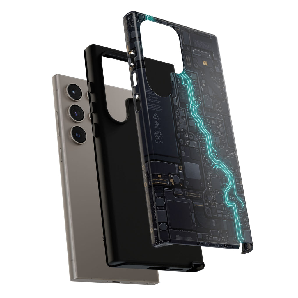 Electrician Cyan Circuit Phone Case - Samsung & iPhone Series