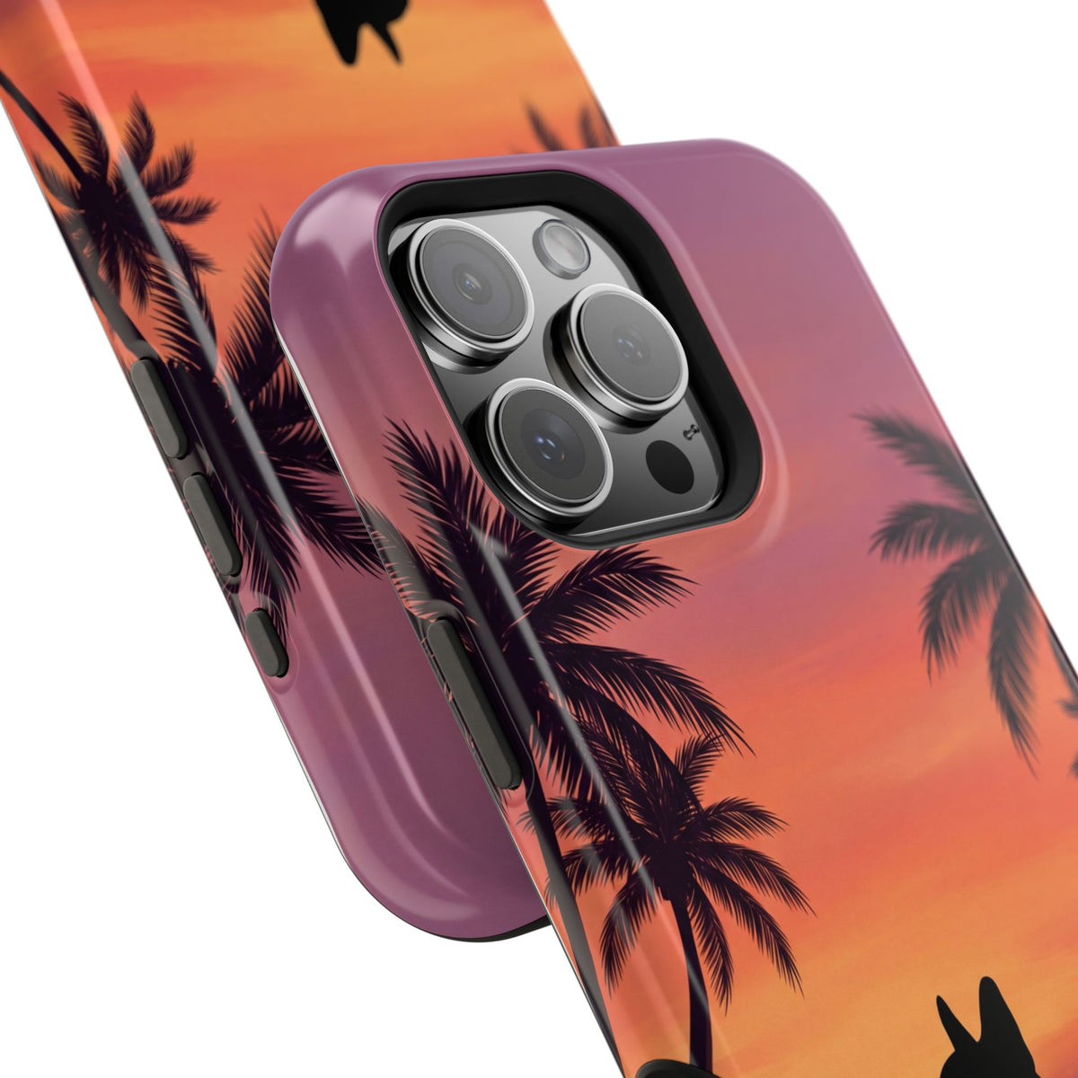 Personalized French Bulldog Tropical Beach Phone Case — Wireless Charging Cover