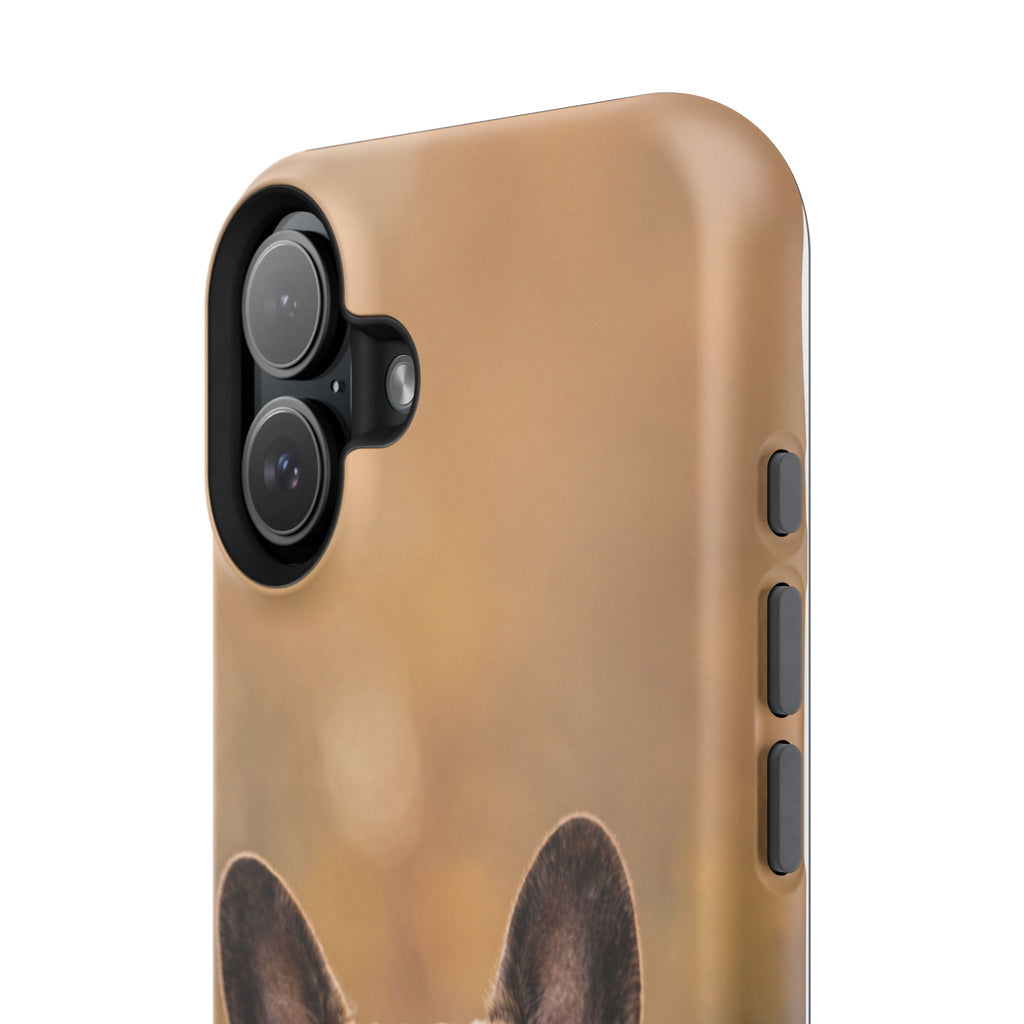 Brindle French Bulldog Phone Case — Impact-Resistant Wireless Charging Cover