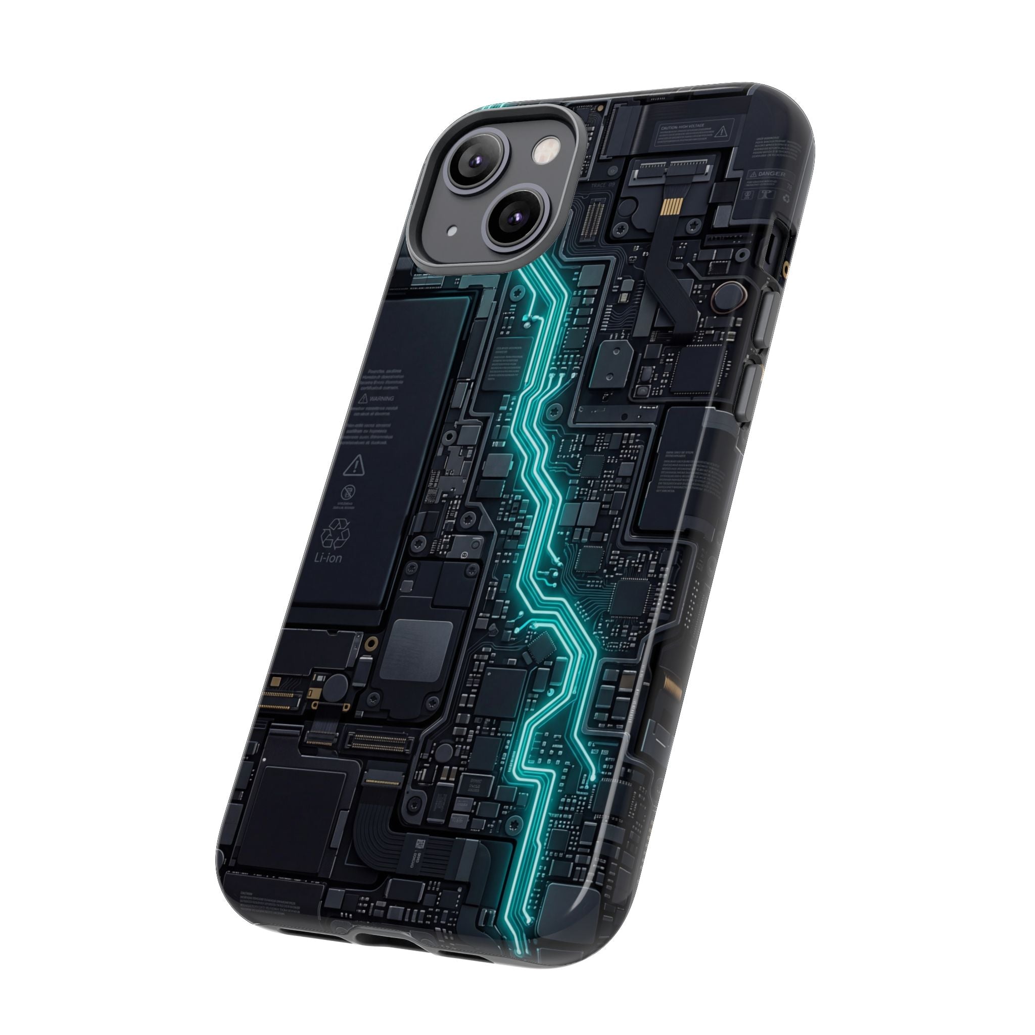 Electrician Cyan Circuit Phone Case - Samsung & iPhone Series