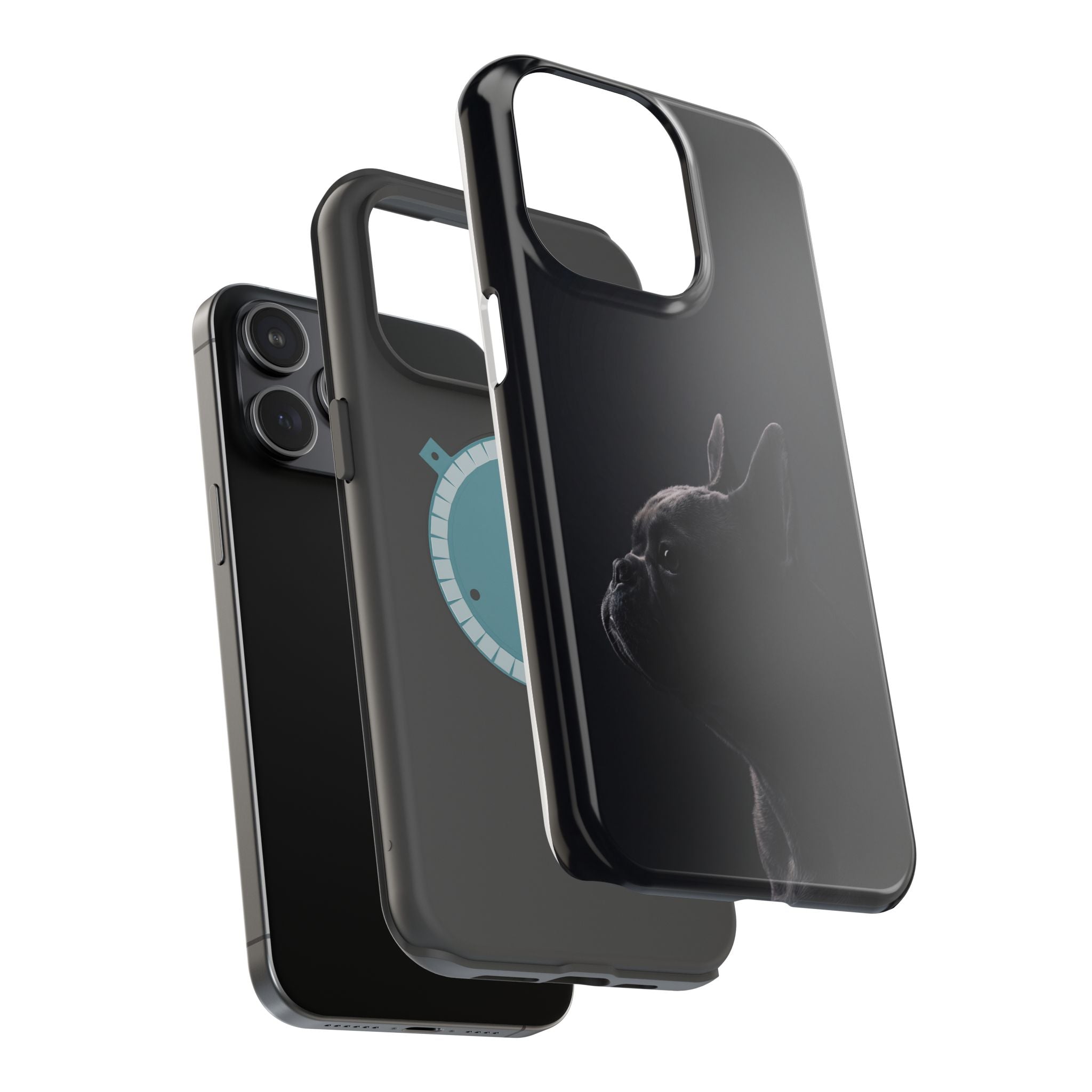 French Bulldog Phone Case — Impact-Resistant Wireless Charging Cover