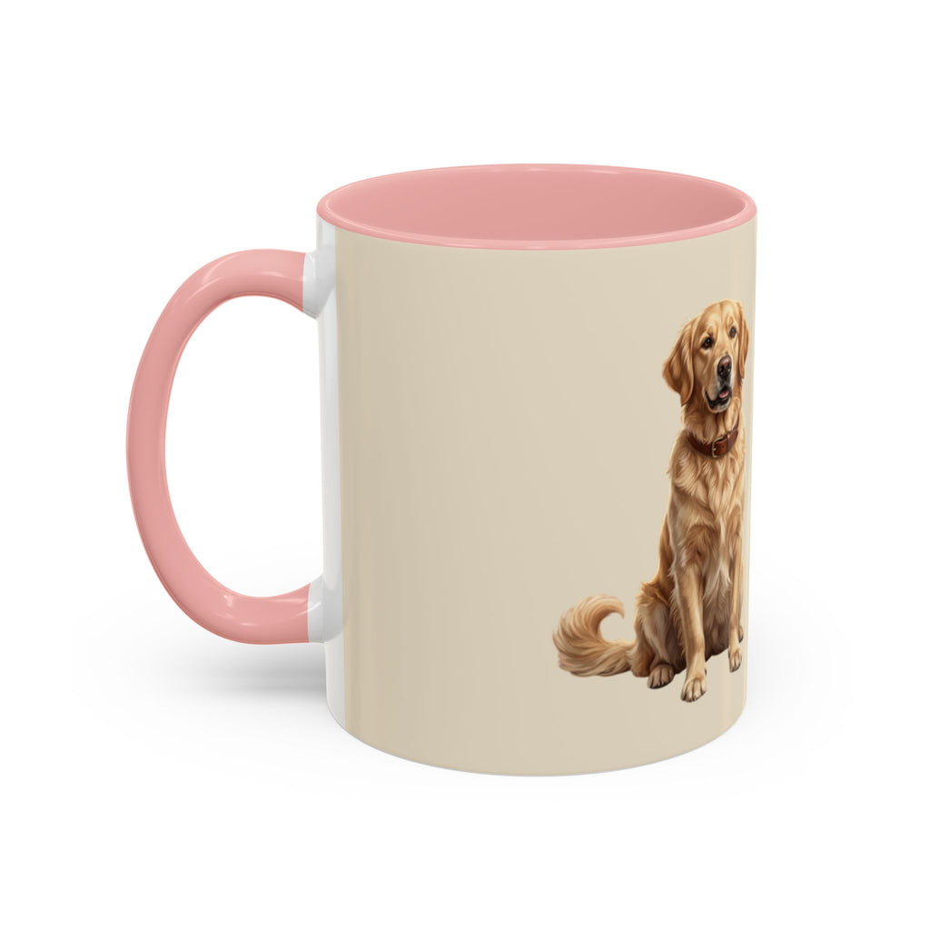 Personalized Golden Retriever Mug | Custom Name & Message Dog Mom Dad Coffee Mug