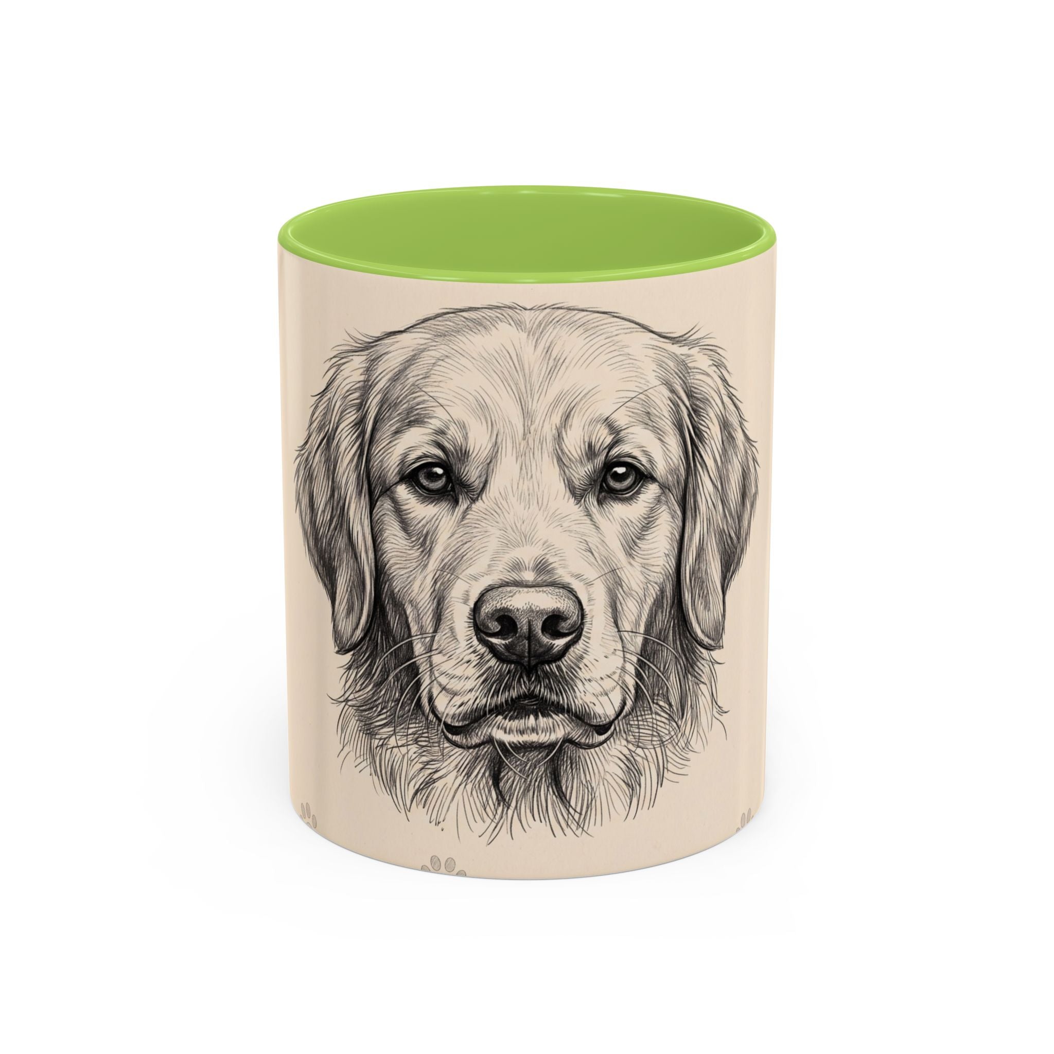 Golden Retriever Sketch Mug | Golden Retriever Lover Gift | Pencil Art Dog Coffee Mug