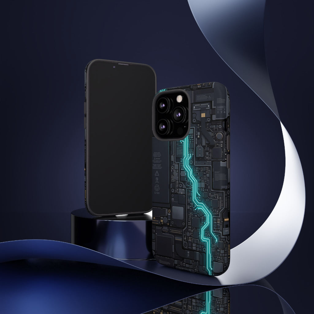 Electrician Cyan Circuit Phone Case - Samsung & iPhone Series
