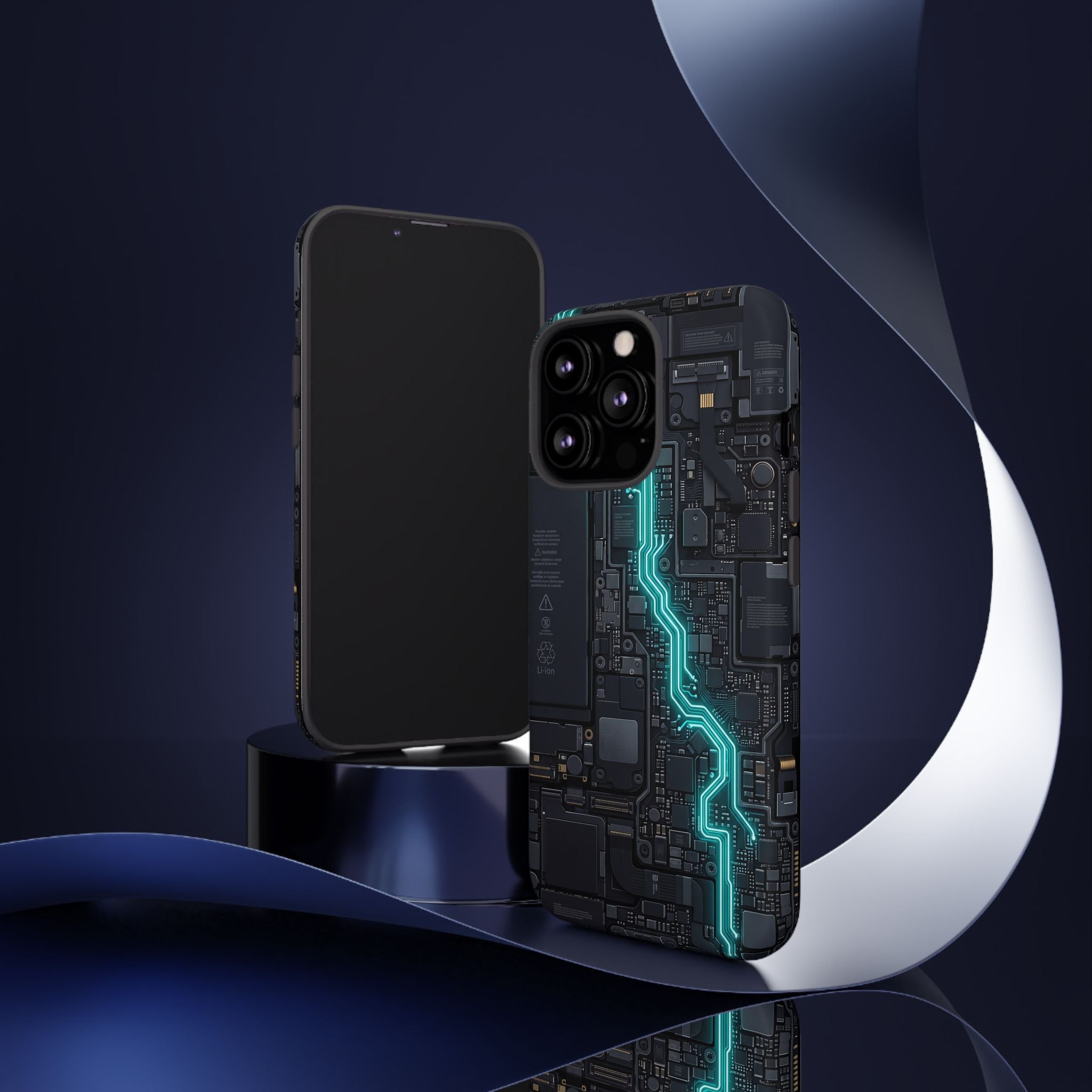 Electrician Cyan Circuit Phone Case - Samsung & iPhone Series