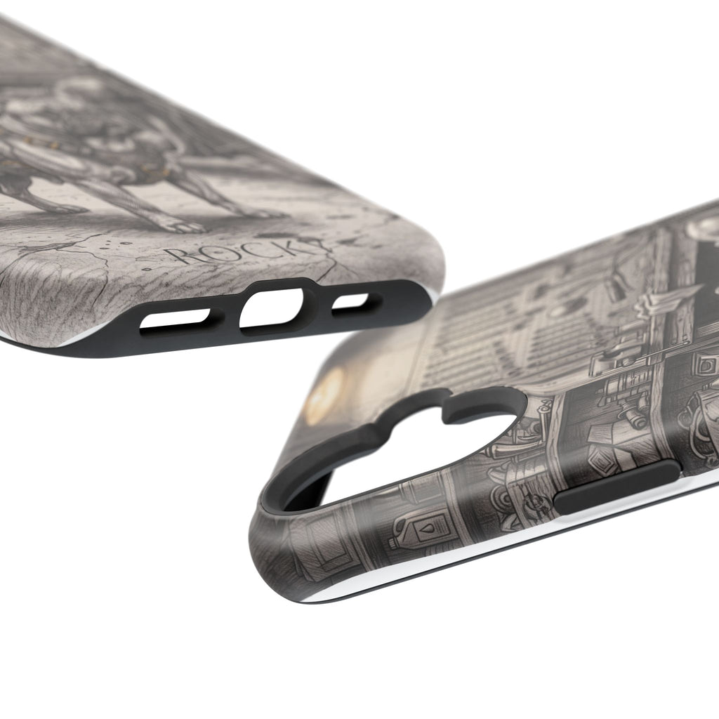 Personalized French Bulldog Vintage Street Phone Case — Wireless Charging Cover