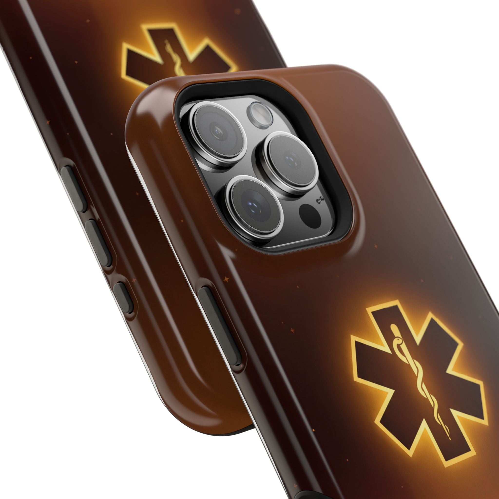 Paramedic/EMT Skyline Phone Case — Magnetic Wireless Charging Cover