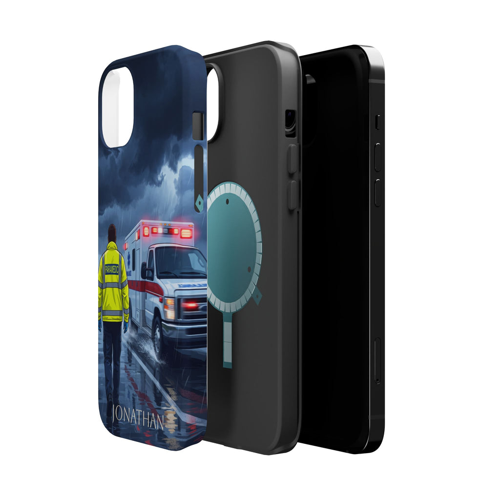 Personalized EMS Storm Phone Case — Wireless Charging Cover