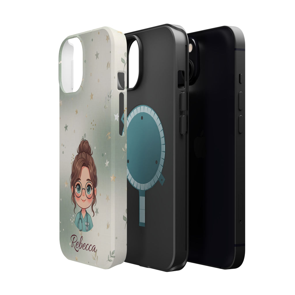 Personalized Starry Nurse Phone Case — Wireless Charging Cover