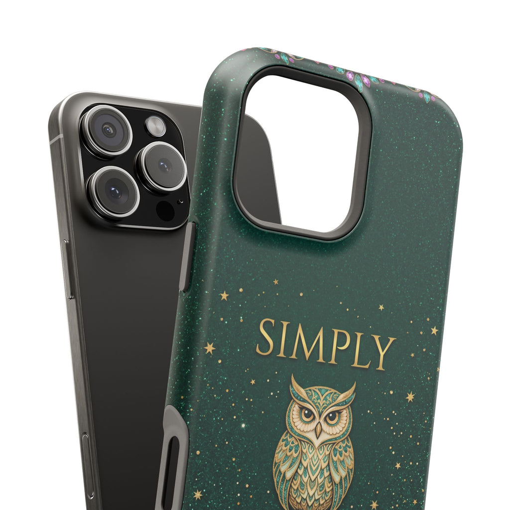 Simply The Best Wise Owl Phone Case — Wireless Charging Cover