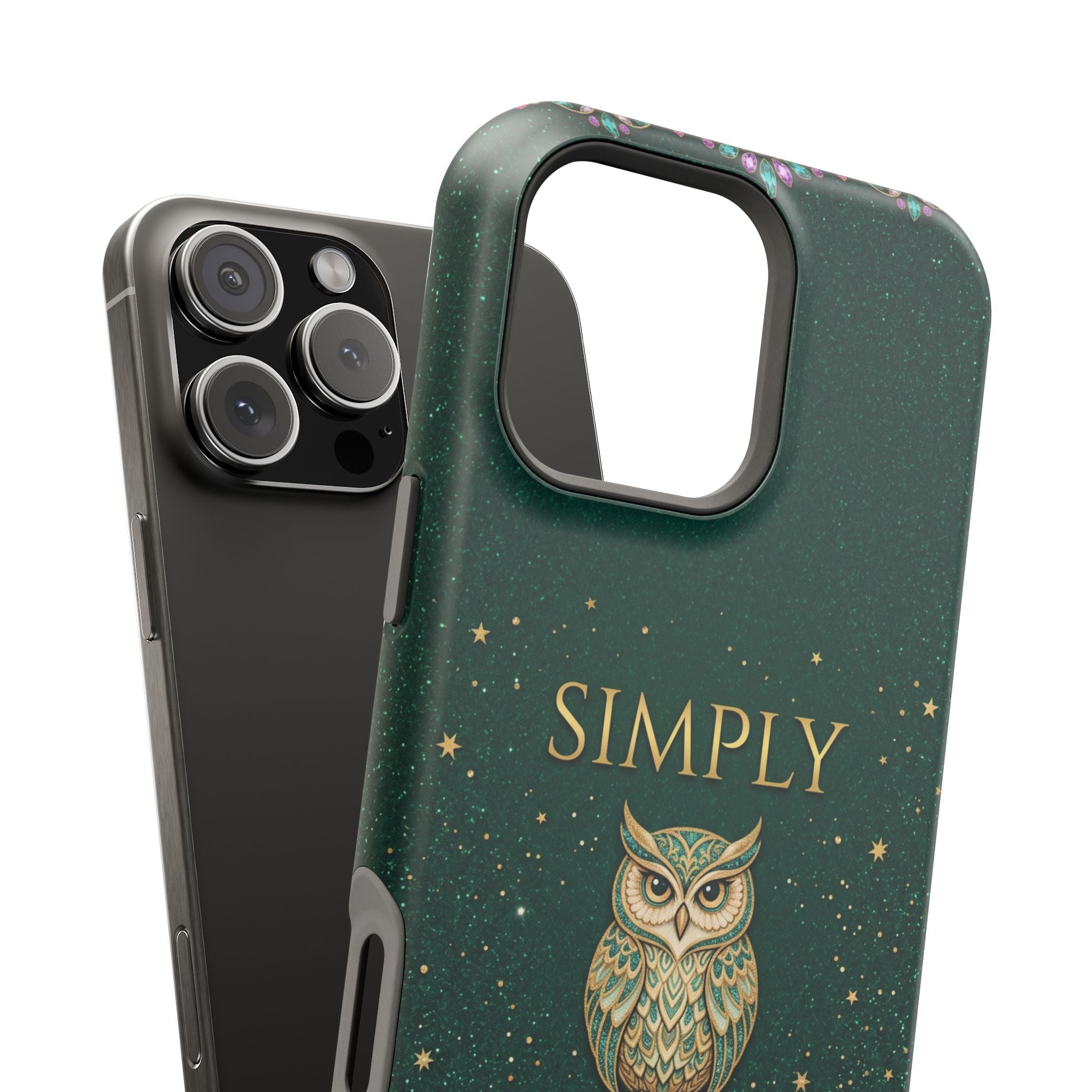 Simply The Best Wise Owl Phone Case — Wireless Charging Cover