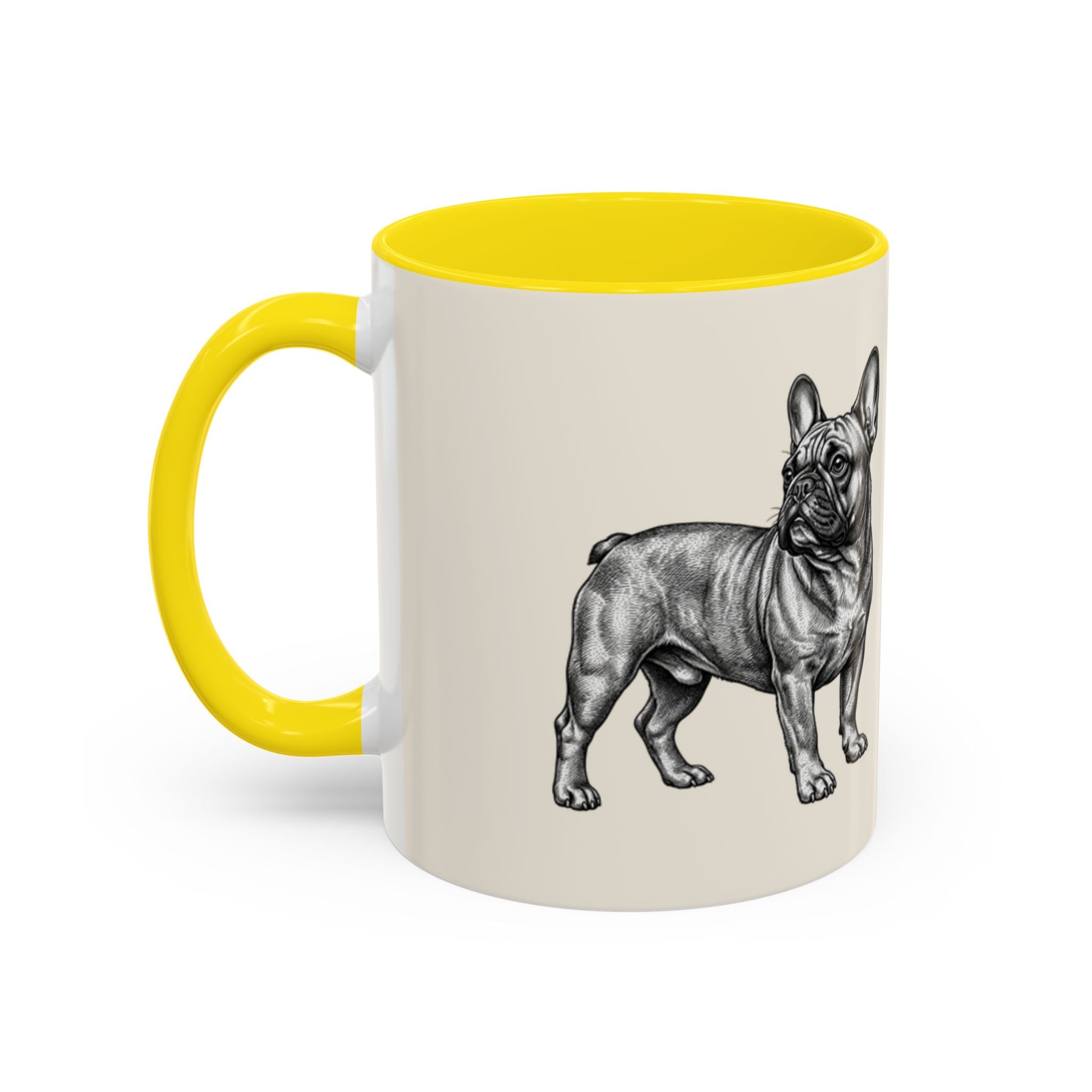 Personalized Frenchie Mug – Custom Name Coffee Mug – French Bulldog Lover Gift