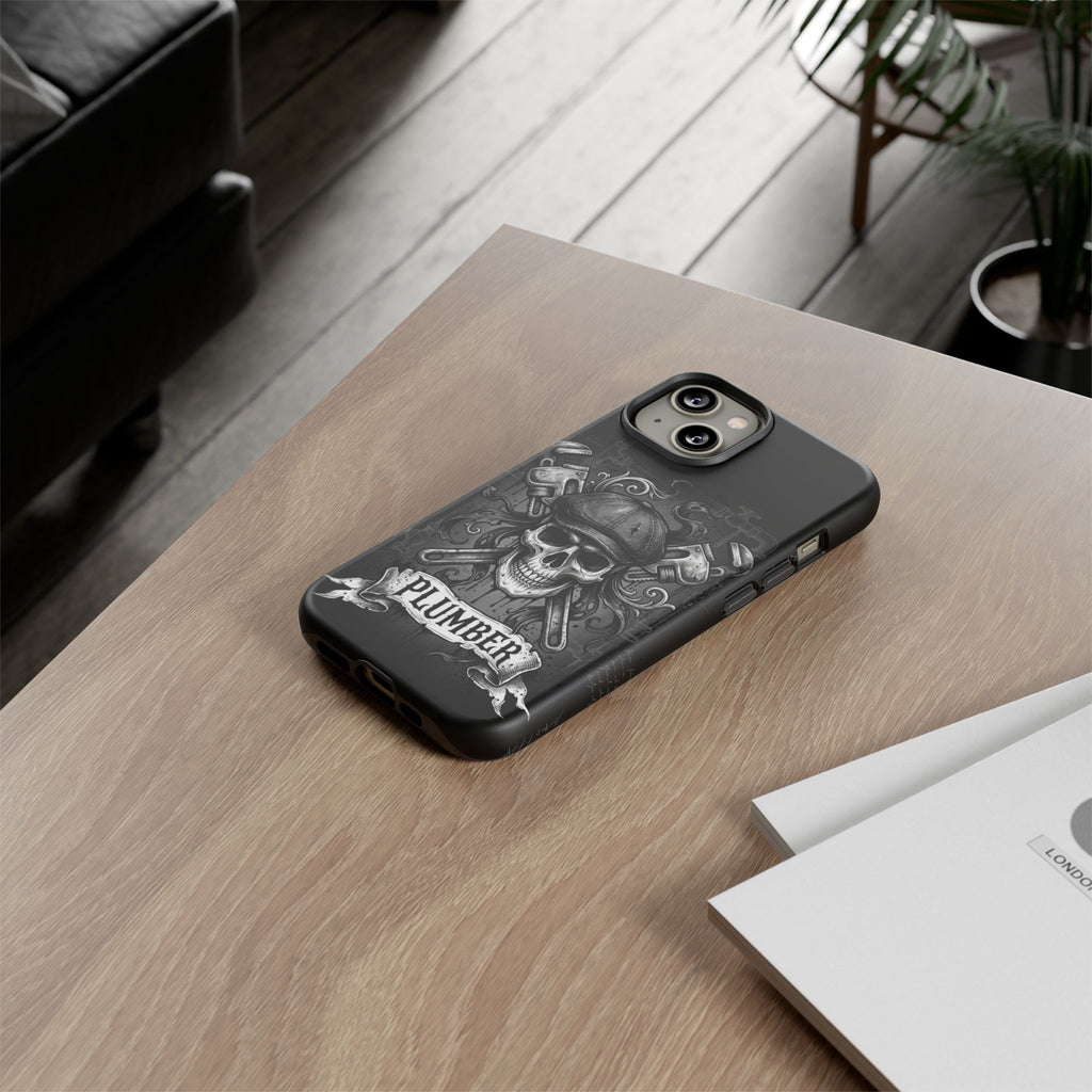 Gothic Skull Plumber Phone Case - Samsung & iPhone Series