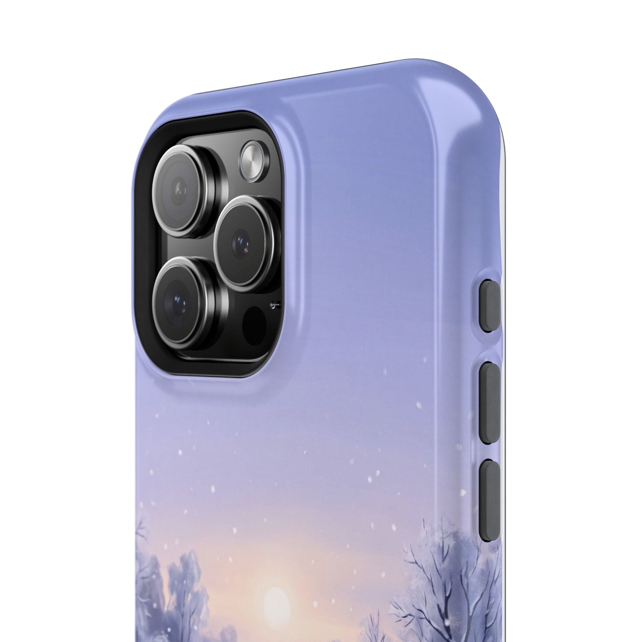 Personalized Dachshund Winter Snow Phone Case — Wireless Charging Cover