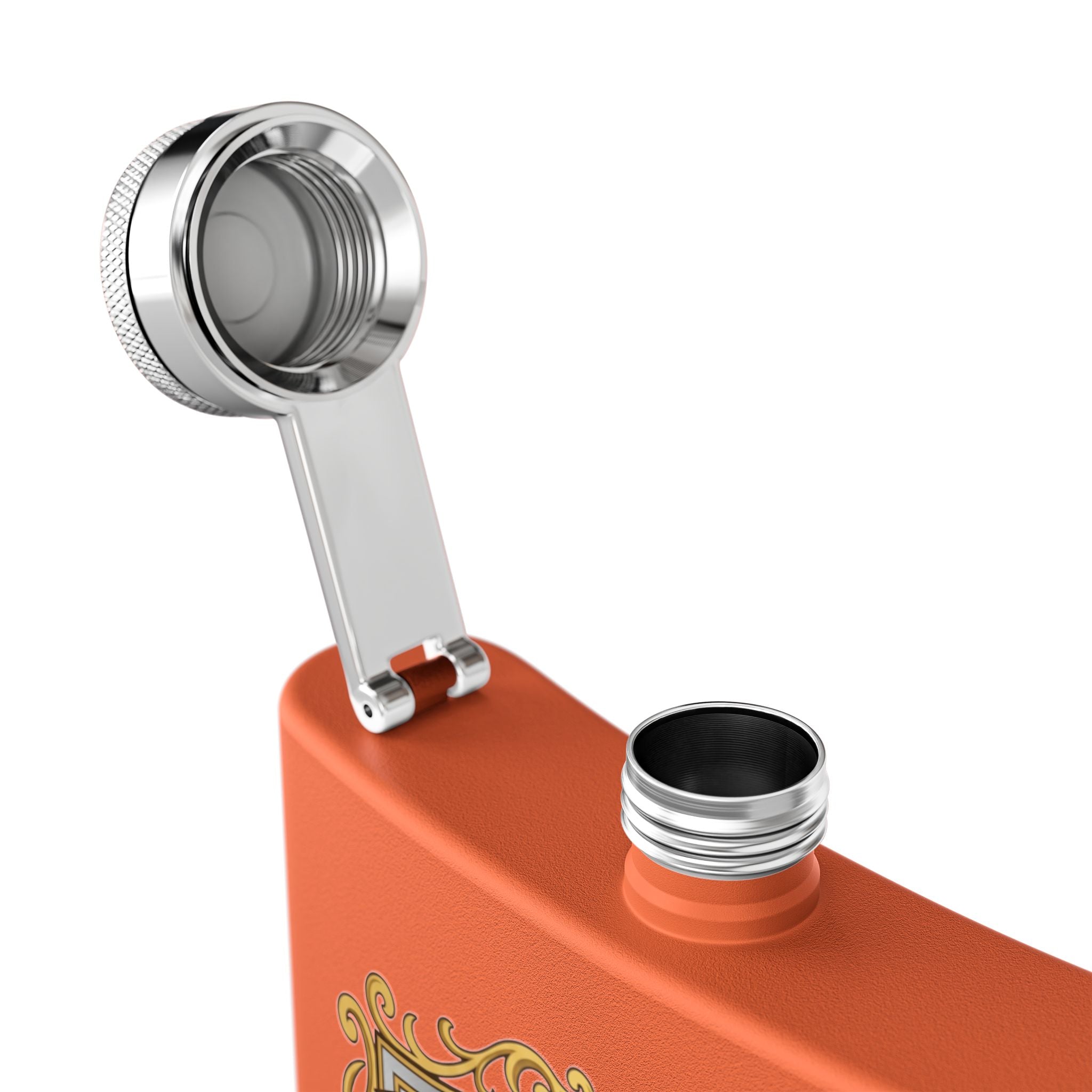 Flask — Foreman: Leads the Crew, Owns the Job" 6oz Stainless Steel Hip Flask
