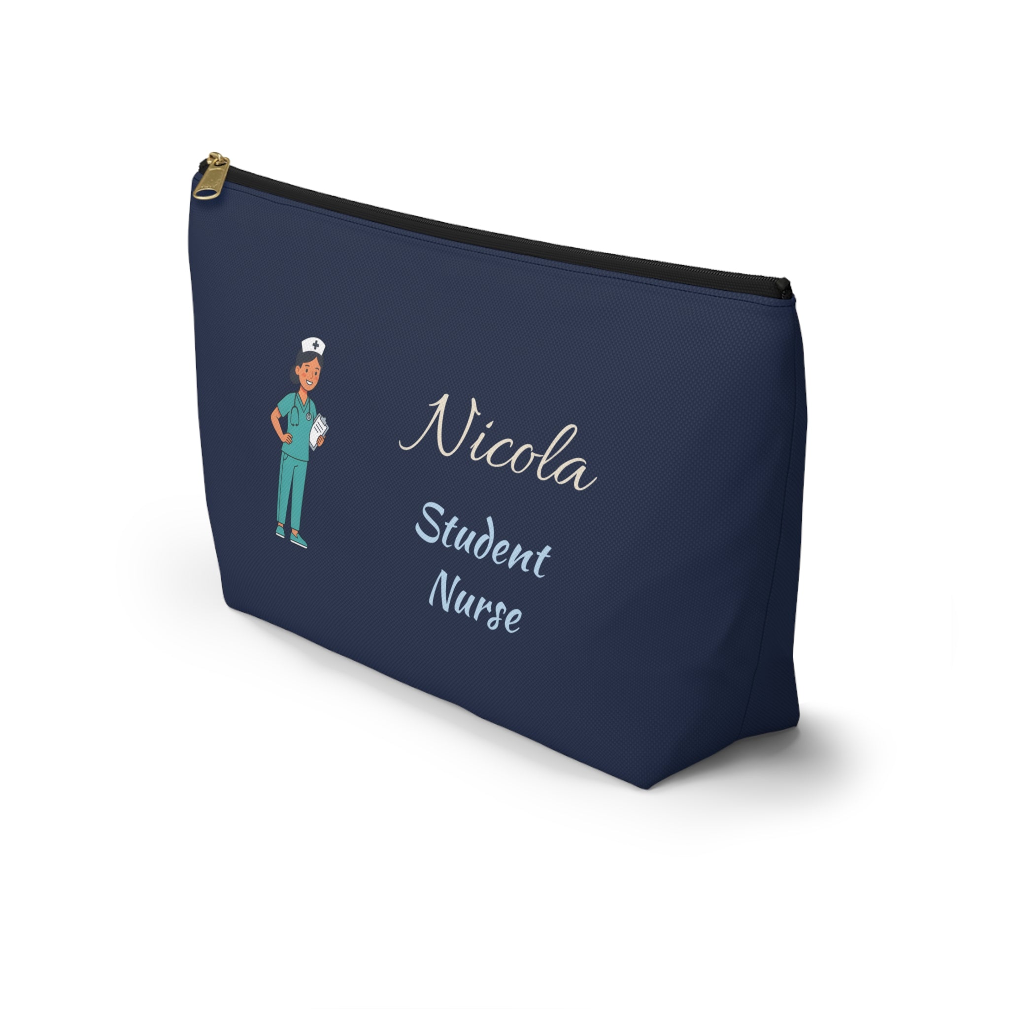 Personalized Student Nurse Pouch | Custom Name Cosmetic Bag