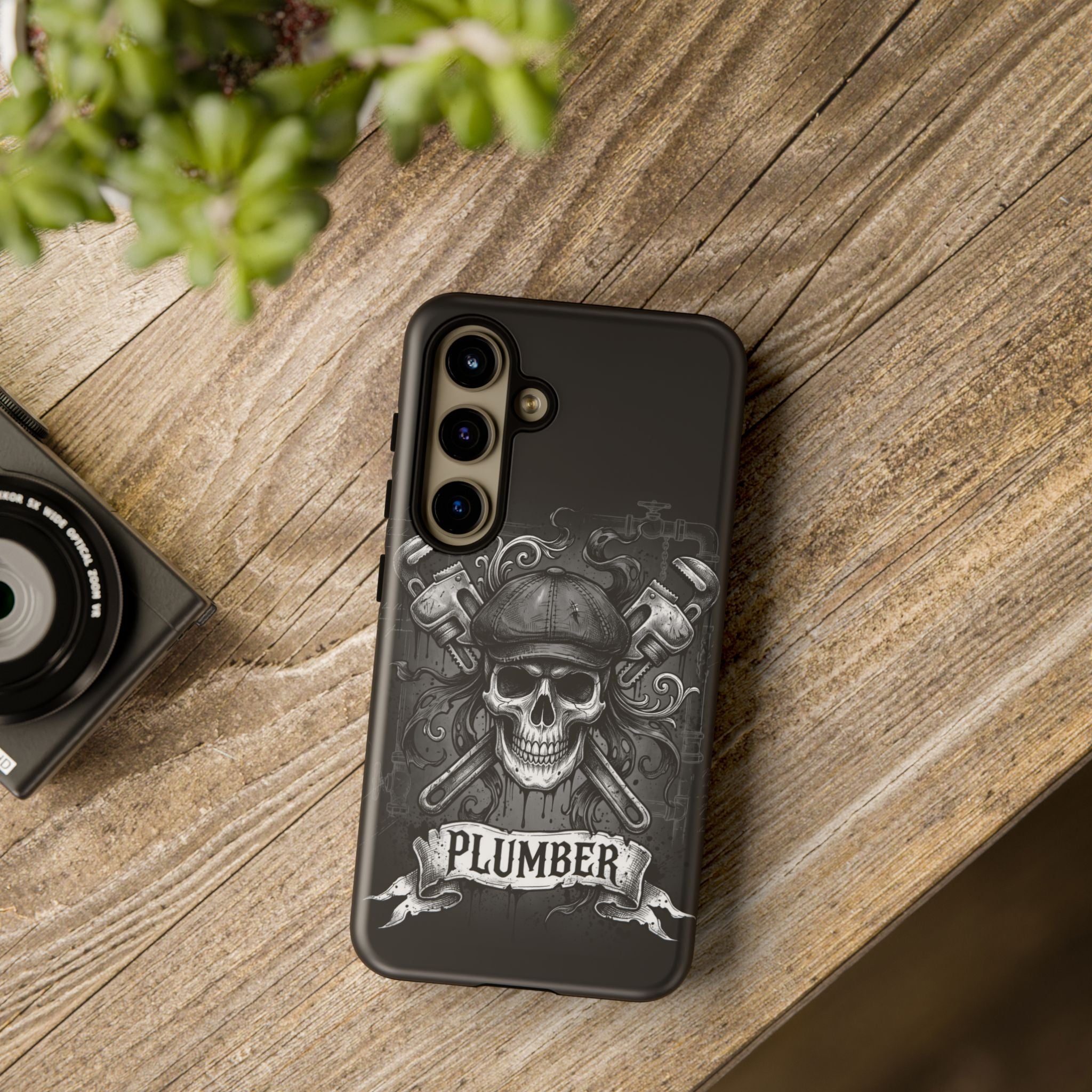 Gothic Skull Plumber Phone Case - Samsung & iPhone Series