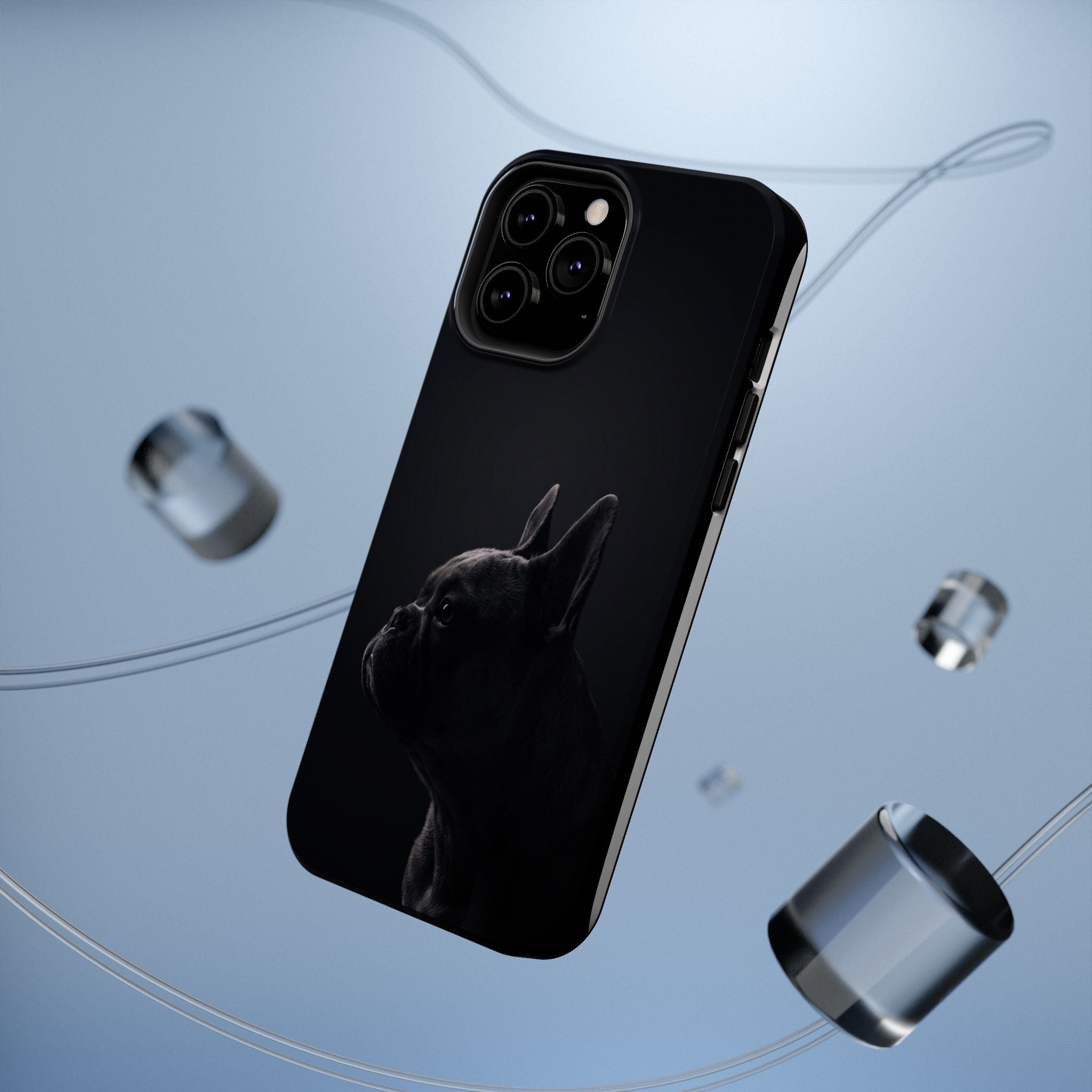 French Bulldog Phone Case — Impact-Resistant Wireless Charging Cover