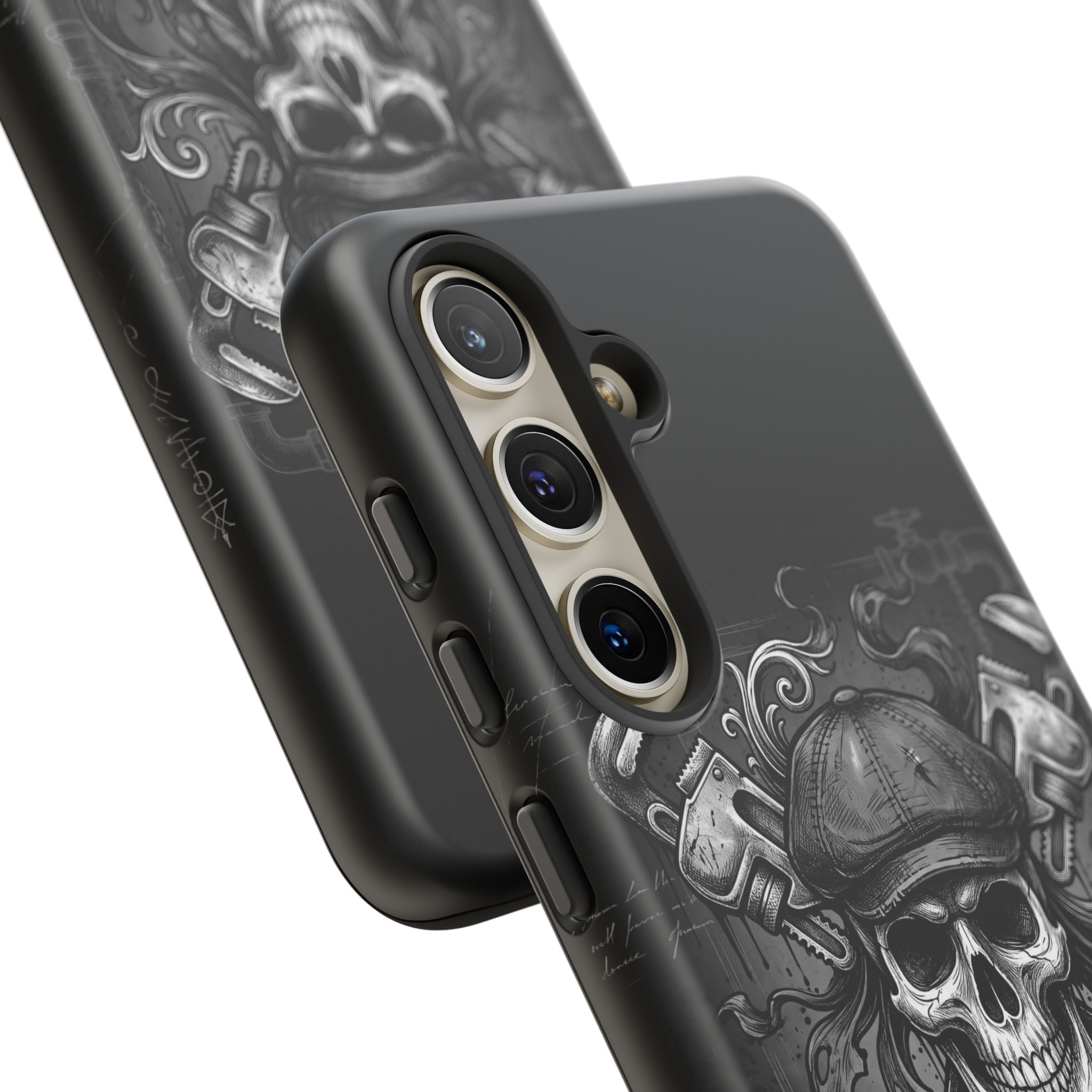 Gothic Skull Plumber Phone Case - Samsung & iPhone Series