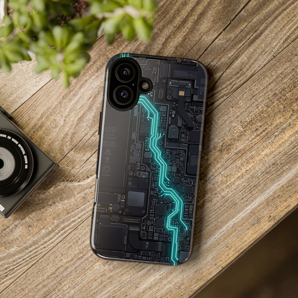 Electrician Cyan Circuit Phone Case - Samsung & iPhone Series