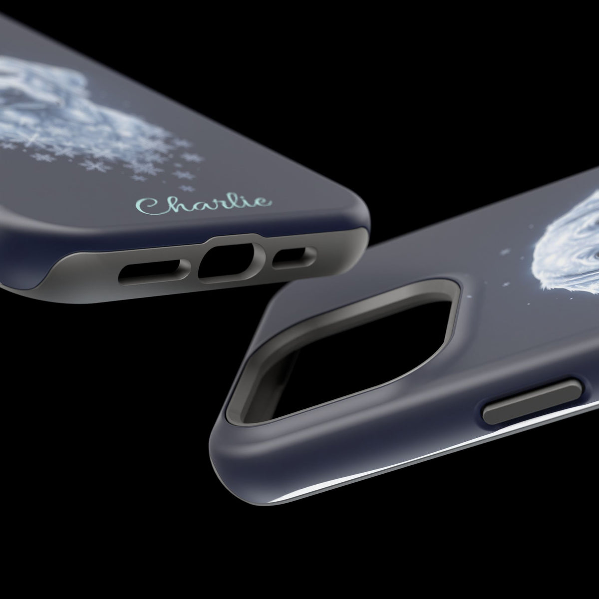 Personalized Winter Snowflake Labrador Phone Case — Tough Magnetic Case with Wireless Charging