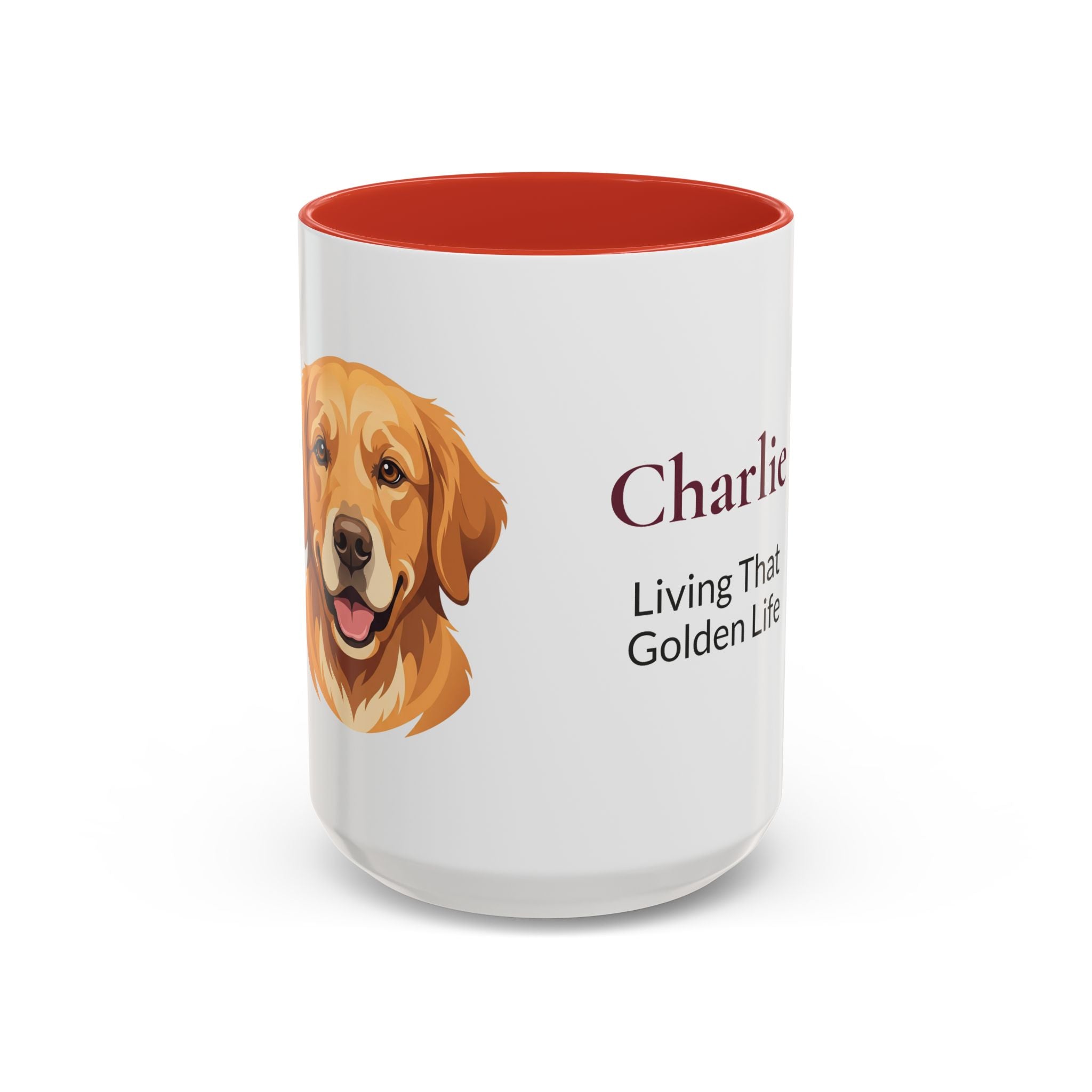 Personalized Golden Retriever Mug | Custom Name & Message Dog Lover Coffee Mug