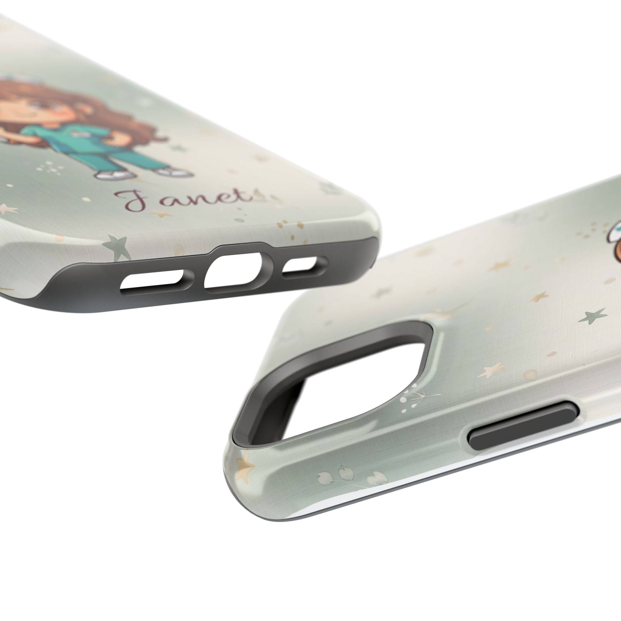 Personalized Nurse with Syringe Phone Case — Wireless Charging Cover