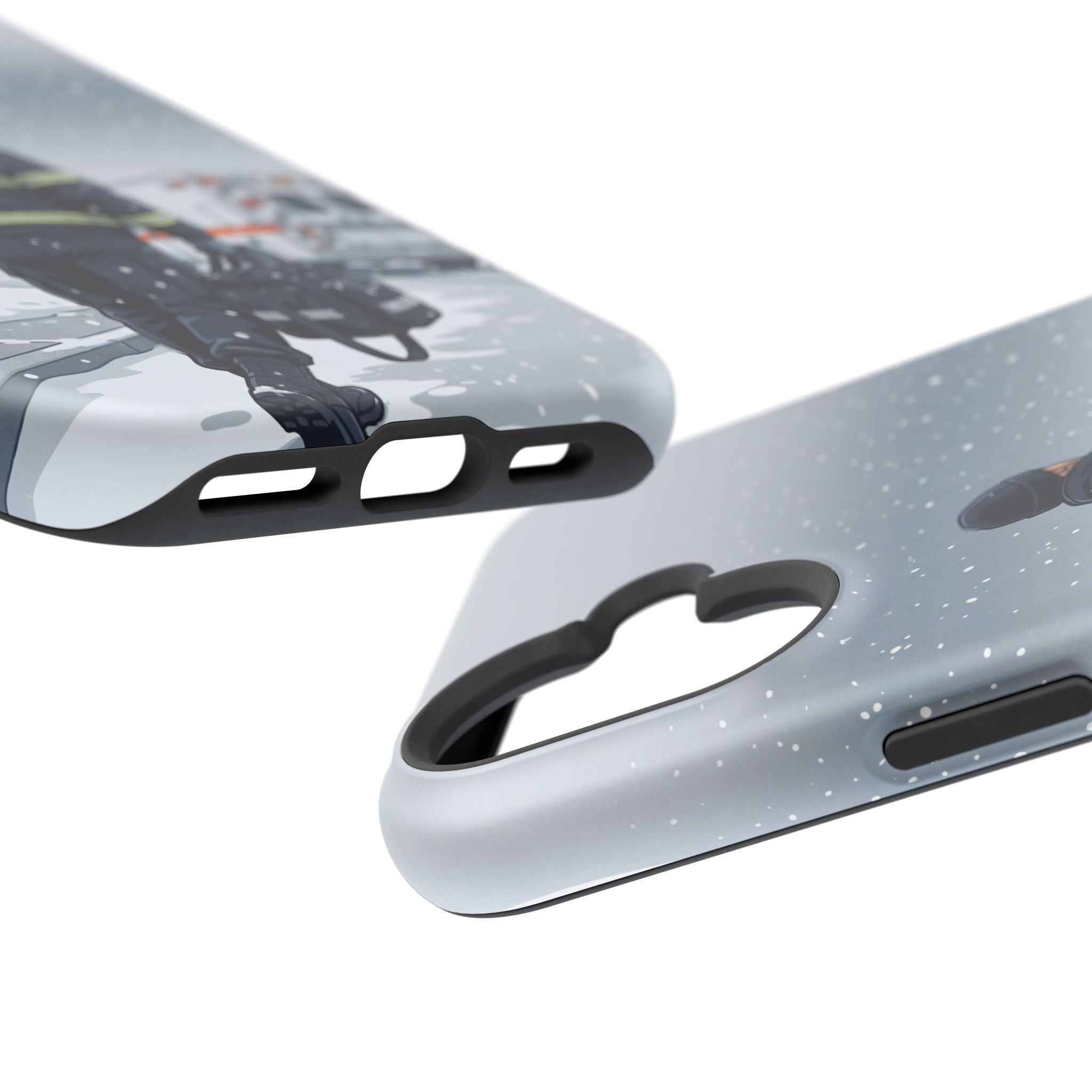 Bold Paramedic/EMT Portrait Phone Case — Magnetic Wireless Charging Cover