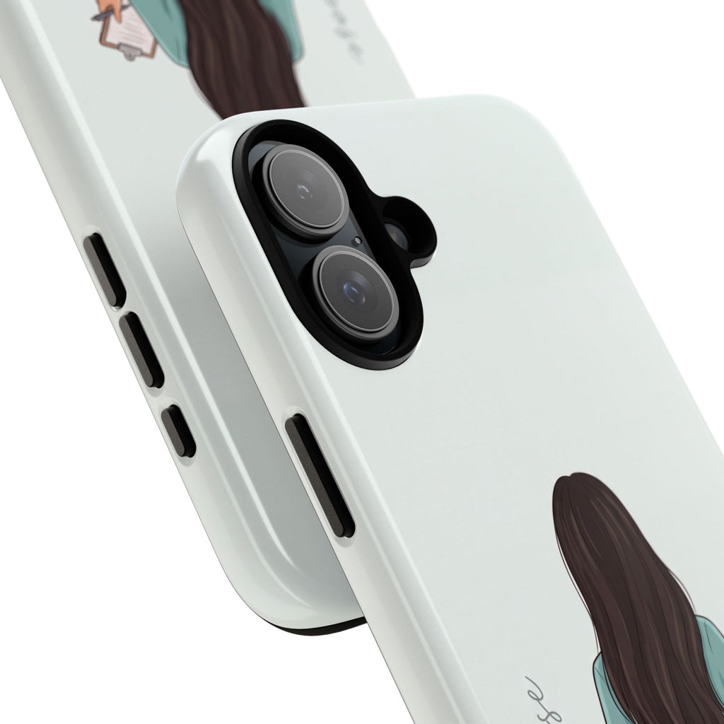 "Trust the Purpose" Nurse Phone Case | Illustrated Nurse in Scrubs Design | iPhone & Samsung