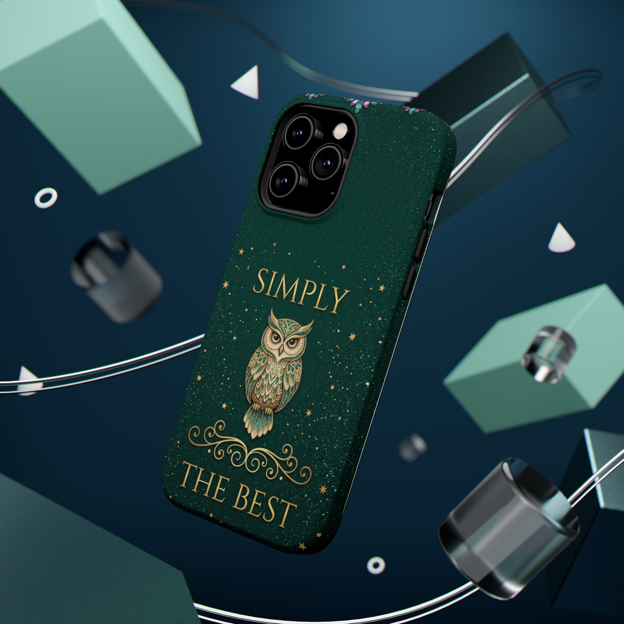 Simply The Best Wise Owl Phone Case — Wireless Charging Cover